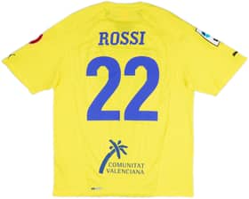 2010-11 Villarreal Home Shirt Rossi #22