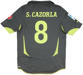 2010-11 Villarreal Away Shirt Cazorla #8