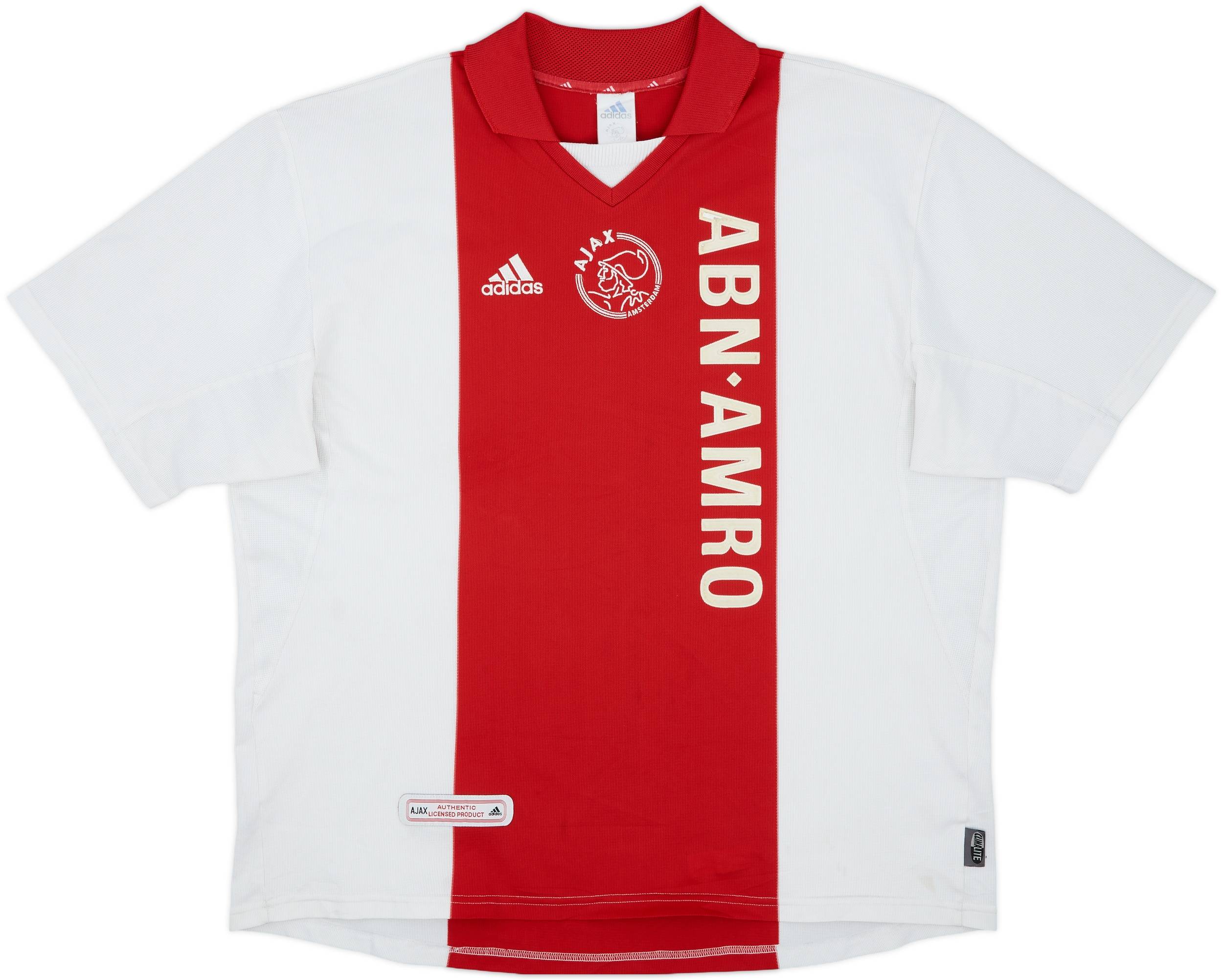 AJAX ABN AMRO 半袖　ユニフォーム　2000-2001 Oサイズ Ajax Amsterdam 2000 - 2001 Home football shirt jersey Adidas