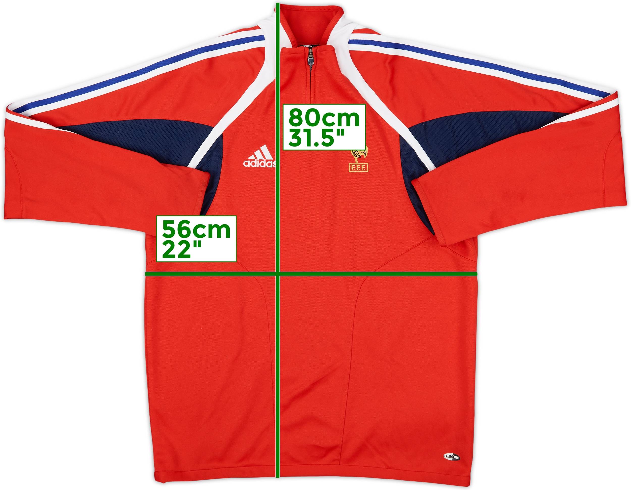 06's adidas × France  Game Shirts 2004-06 France Home Shirt - 5/10 - (XL)