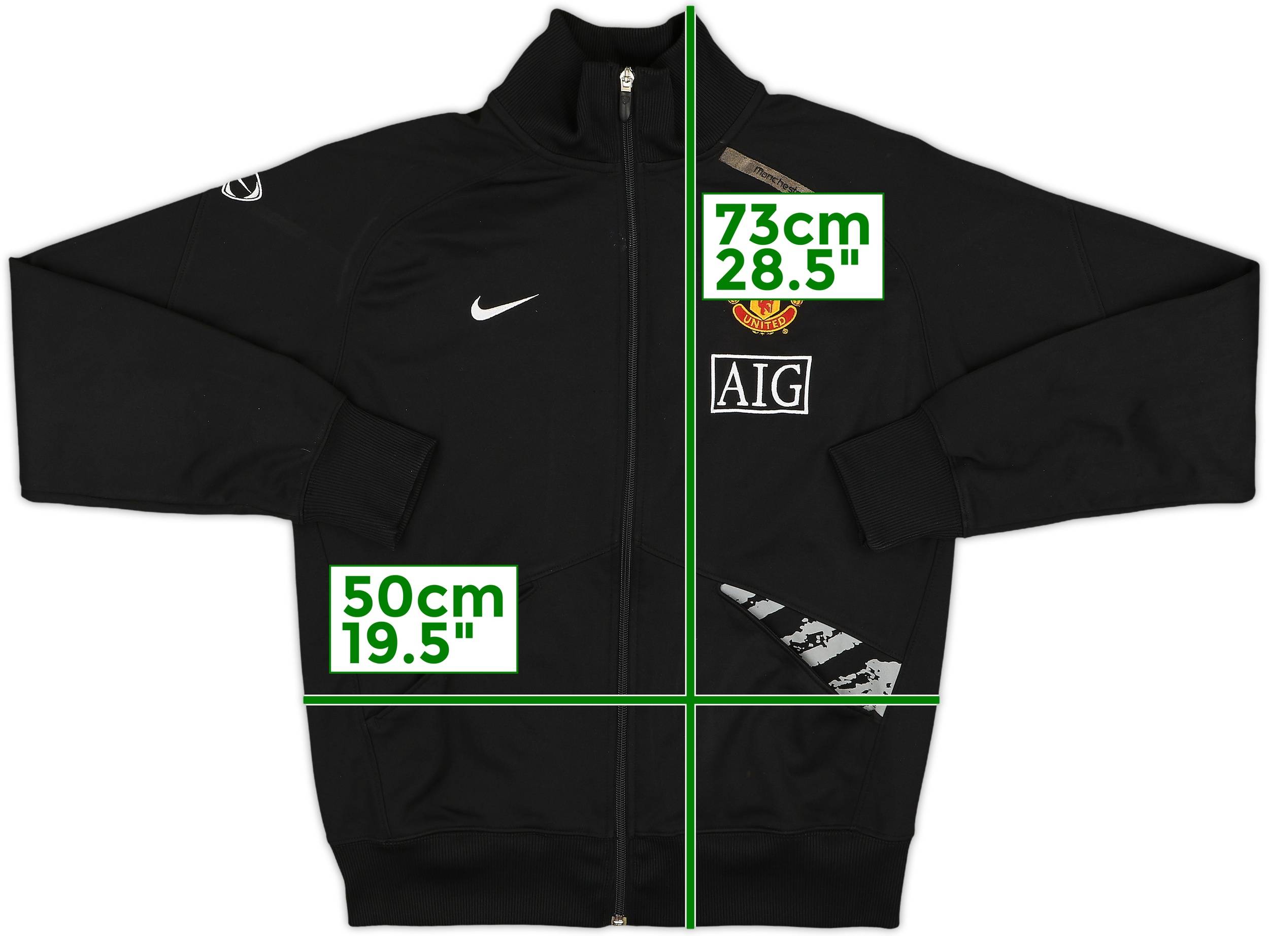 2007-08 Manchester United Nike Track Jacket - 7/10 - (M)