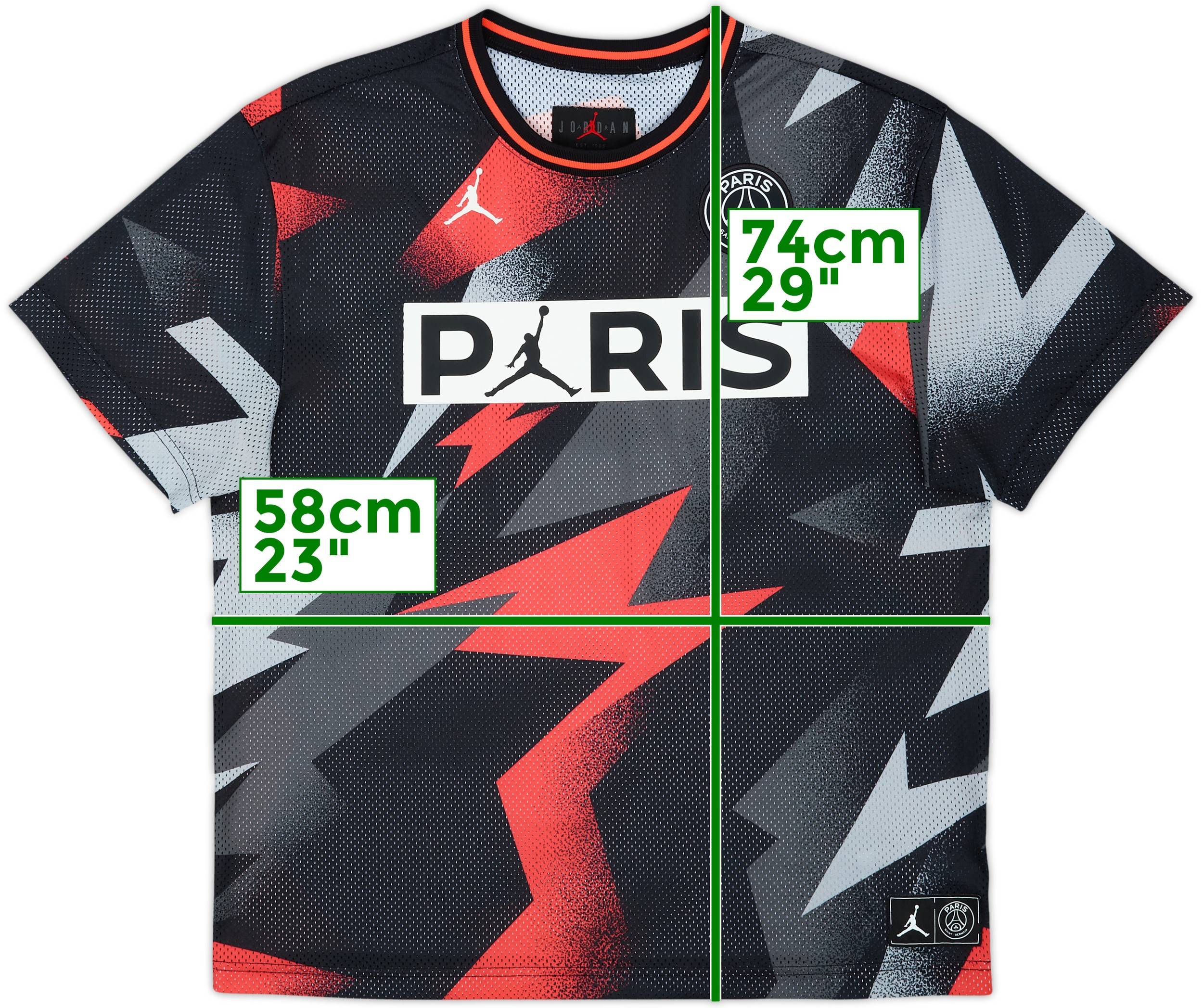 2019-20 Paris Saint-Germain Jordan Mesh Training Shirt - 10/10 - (M)