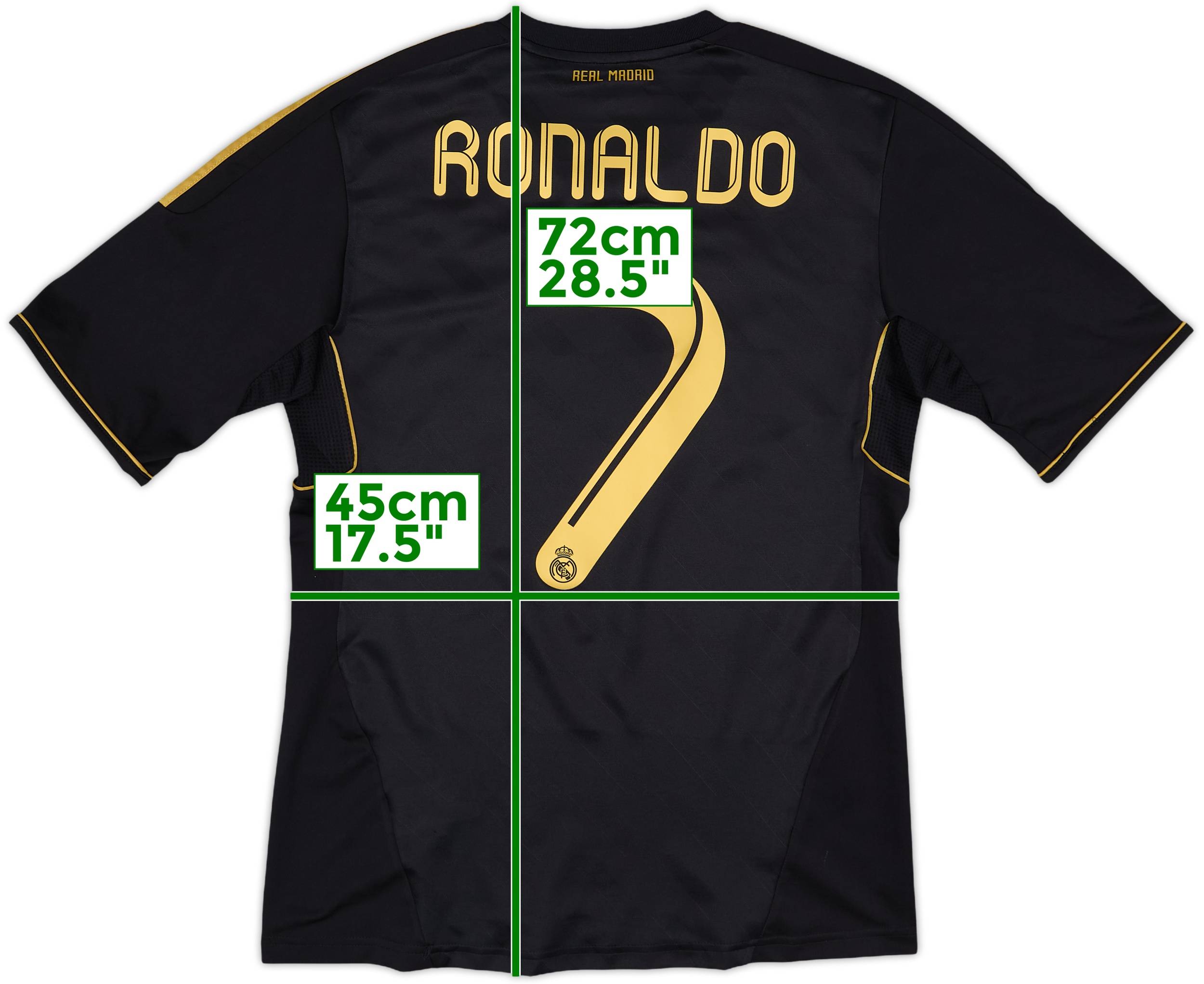 2011-12 Real Madrid Away Shirt Ronaldo #7 - 8/10 - (S)