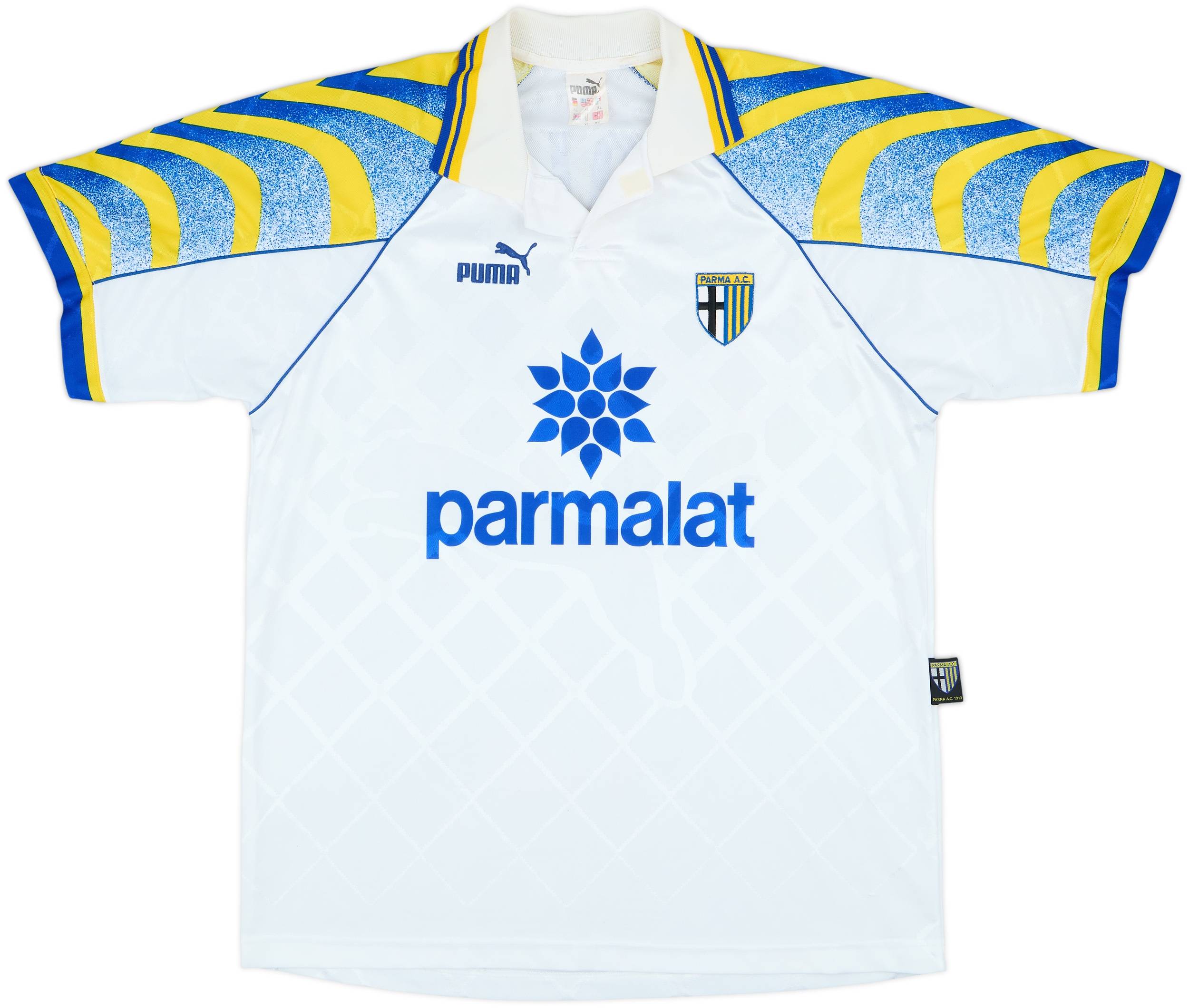 1995-97 Parma Home Shirt Zola #10 - 8/10 - (XL)
