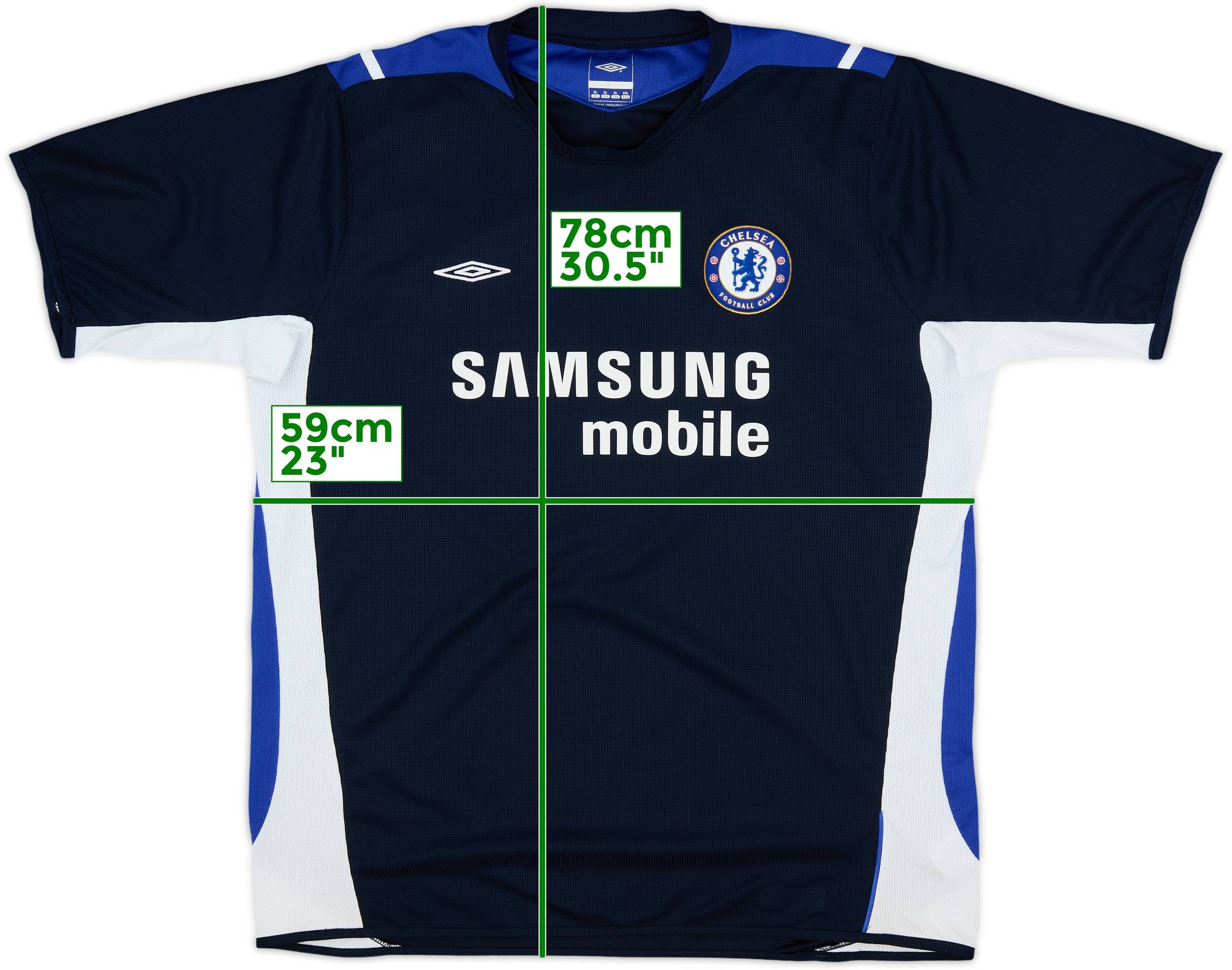 2005-06 Chelsea Umbro Pre-Match Training Shirt - 8/10 - (XL)