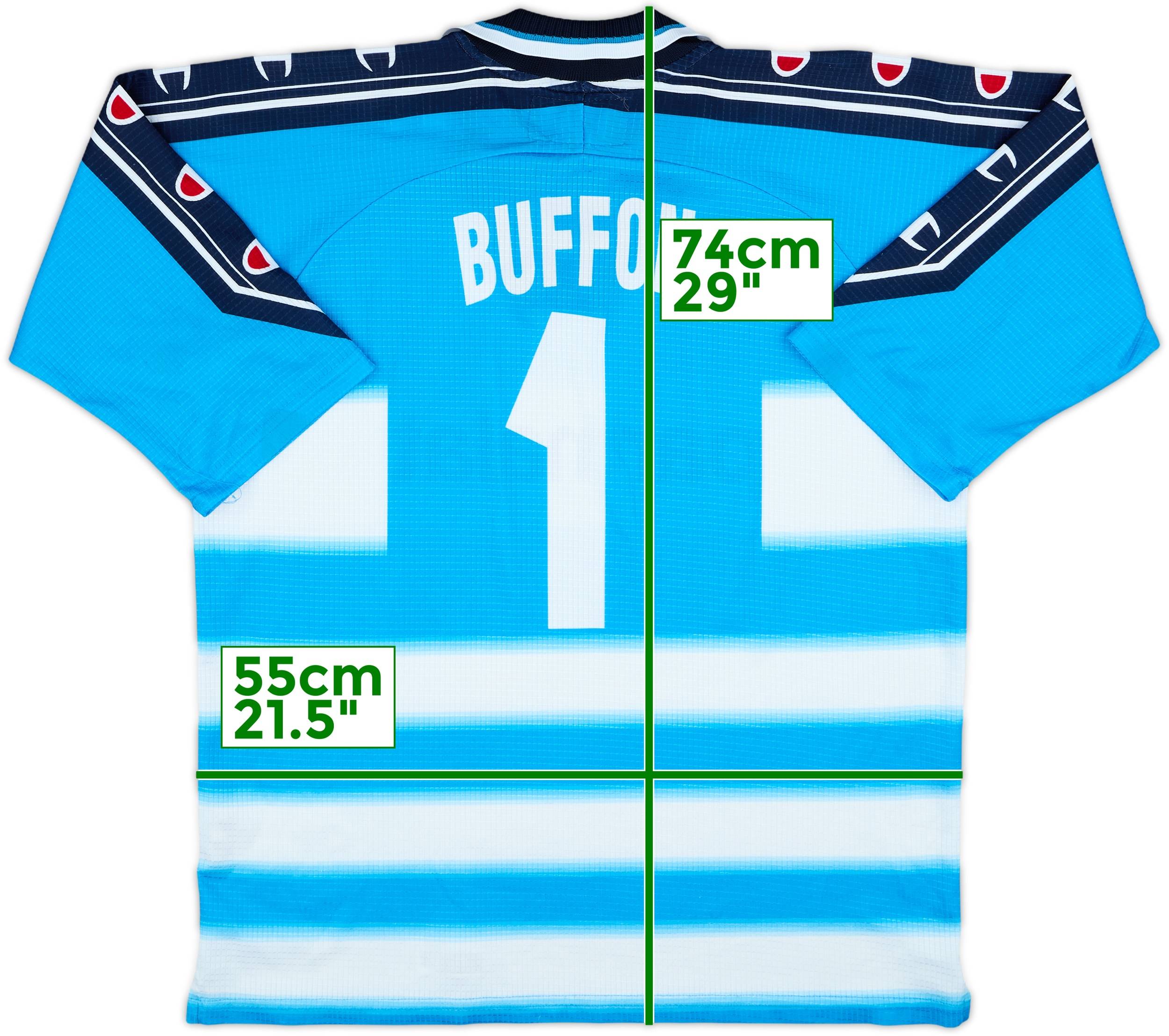 98-99 パルマ　GK #1 BUFFON L 1999-00 Parma GK S/S Shirt Buffon #1 - 8/10 - (L)