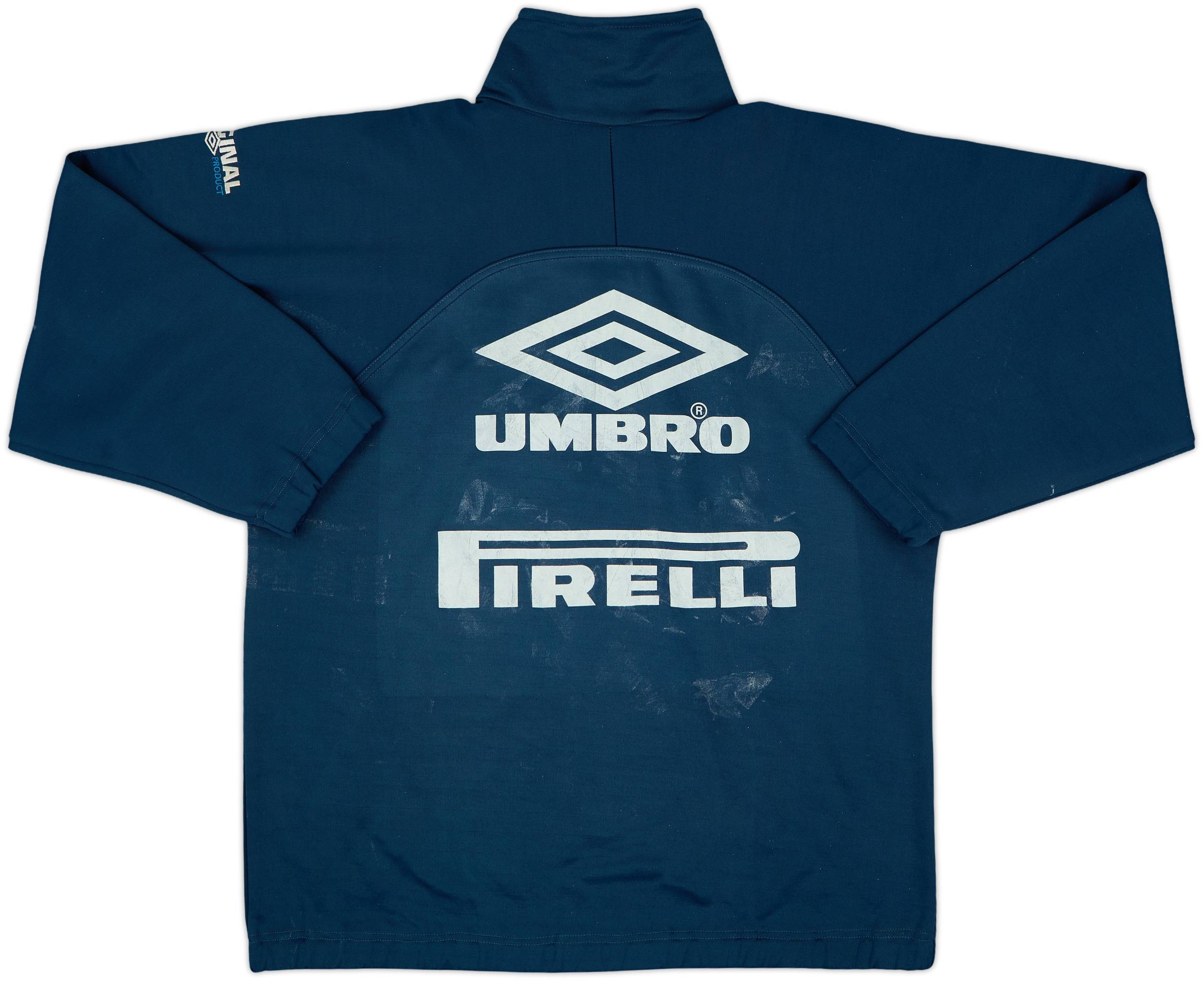 1997-98 Inter Milan Umbro 1/4 Zip Track Jacket - 5/10 - (M)