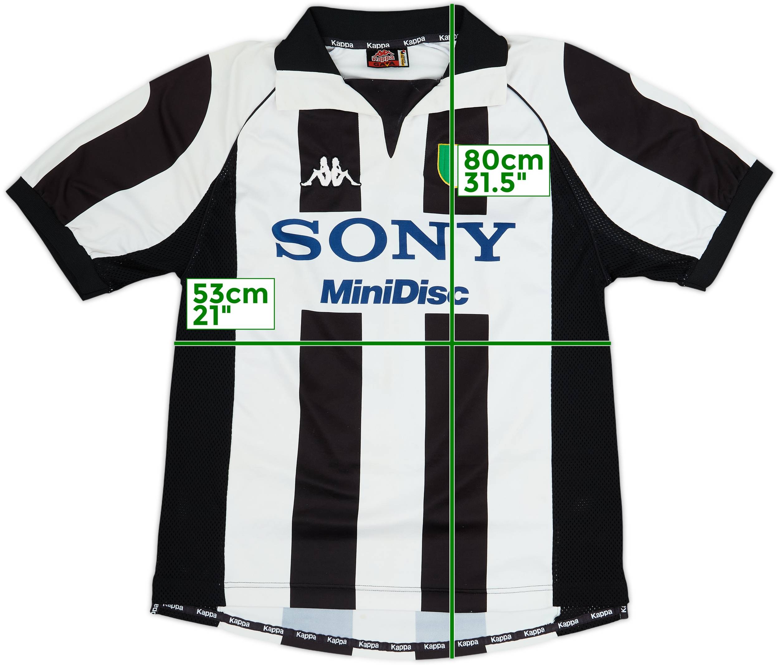 Kappa Juventus 1997-98 100周年記念 ユニフォーム 1997-98 Juventus Centenary Home Shirt #9 - 5/10 - (L)