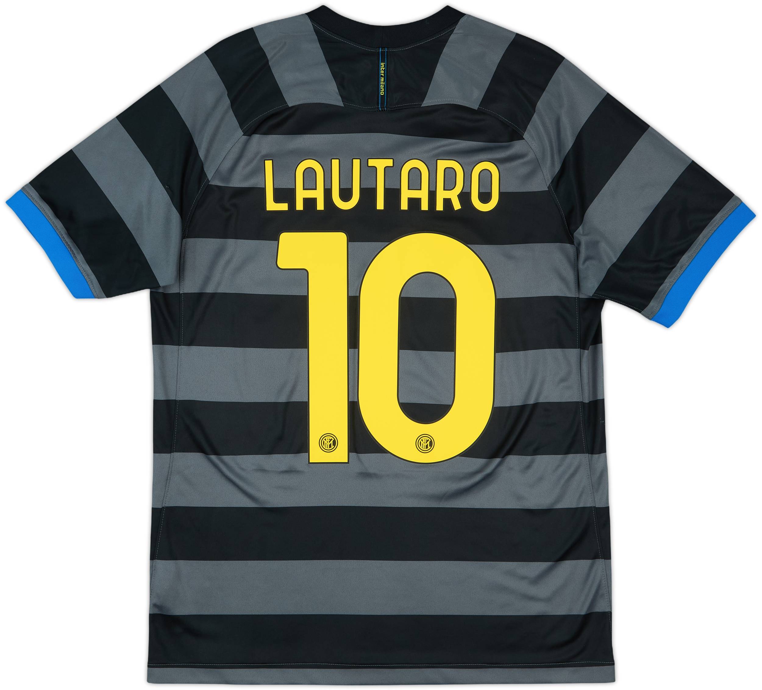【正規品】インテル・ミラノ LAUTARO 10番 シャツ 2020-21 Inter Milan Third Shirt Lautaro #10 - 8/10 - (M)