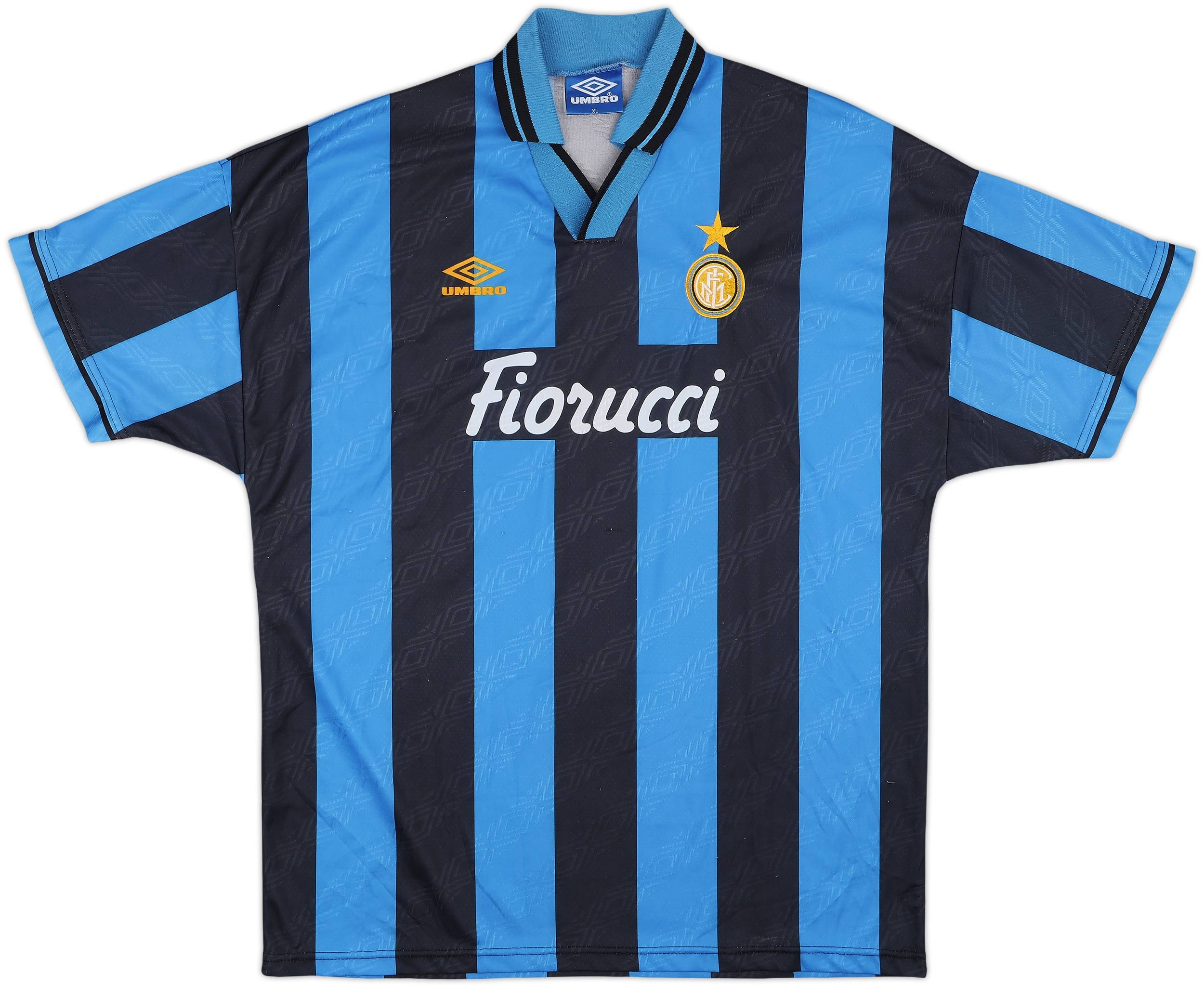 1994-95 Inter Milan Home Shirt - 8/10 - (XL)
