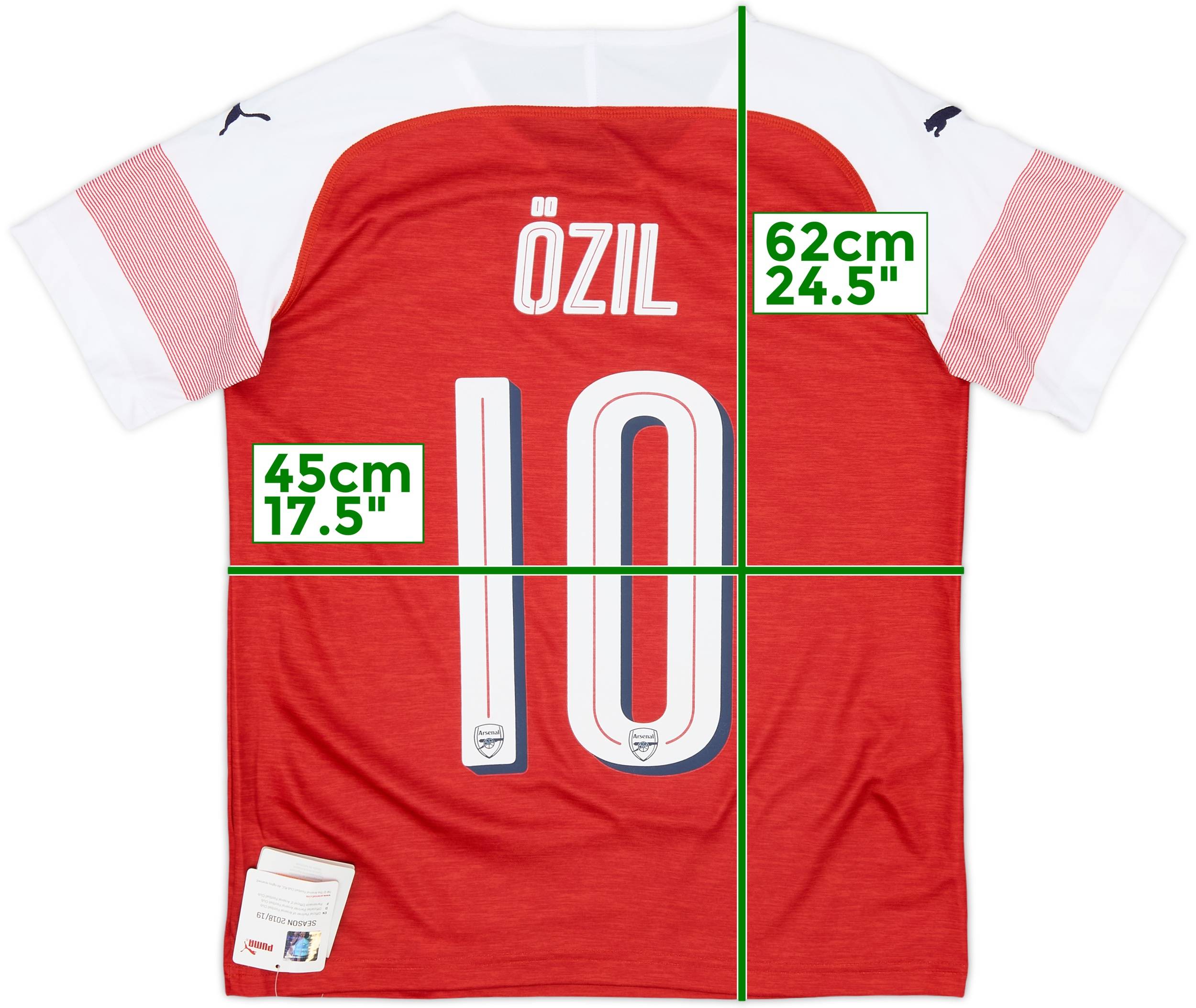 2018-19 Arsenal Home Shirt Ozil #10 (L.Boys)