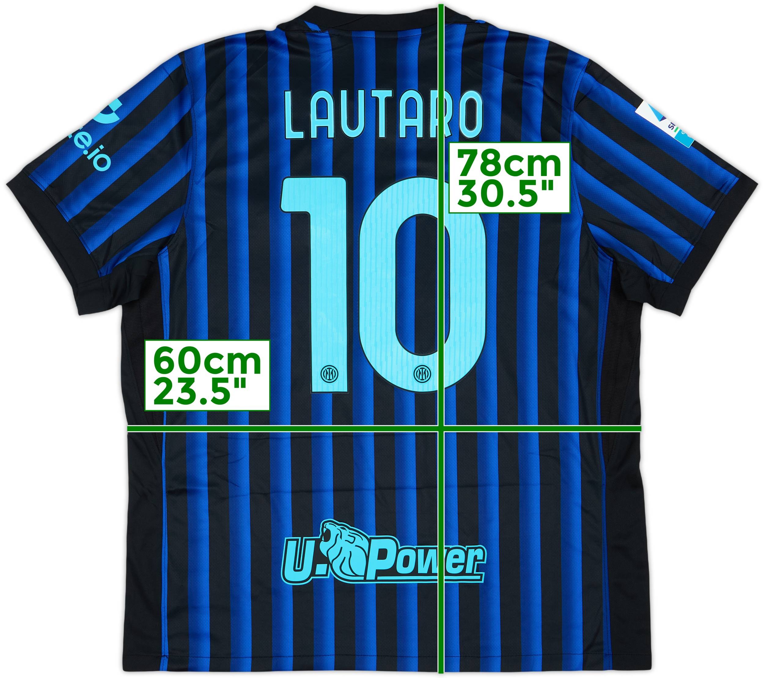 2025-26 Inter Milan Home Shirt Lautaro #10 - 10/10 - (XL)