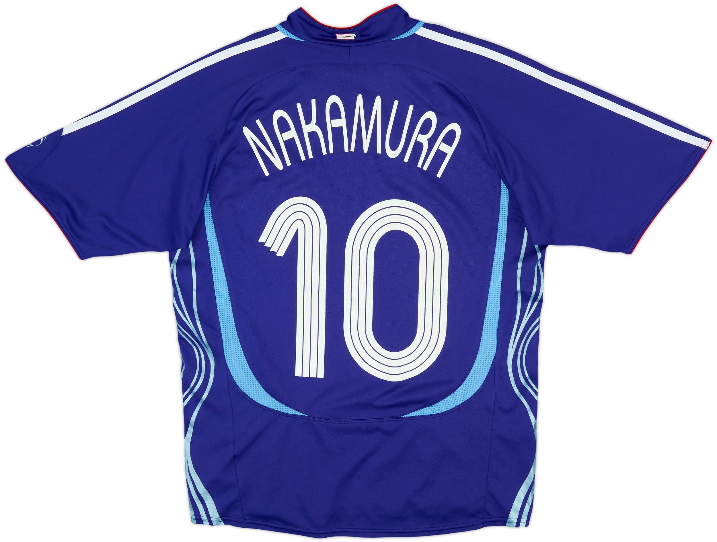 adidas サッカーシャツ NAKAMURA 10 NWT Nakamura 10 Japan National Team M Home 2006 WC Football