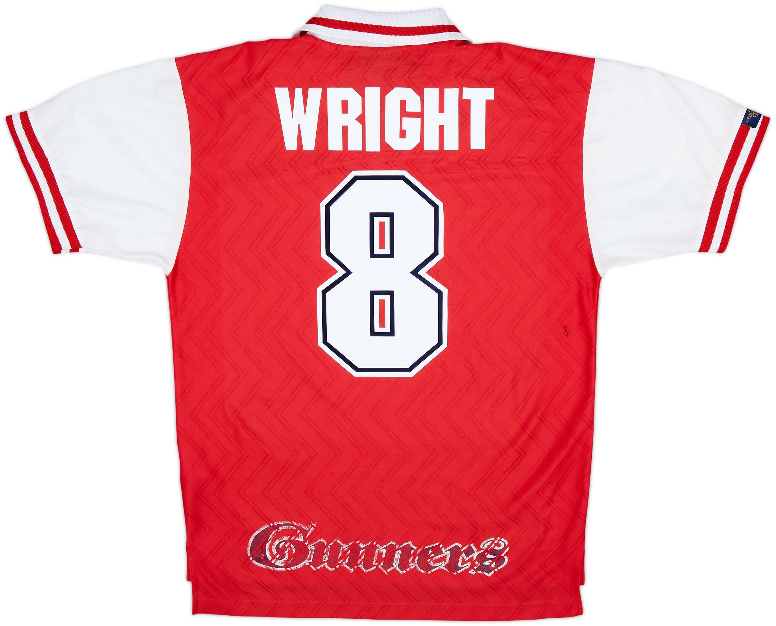 1996-98 Arsenal Home Shirt Wright #8 - 6/10 - (M)