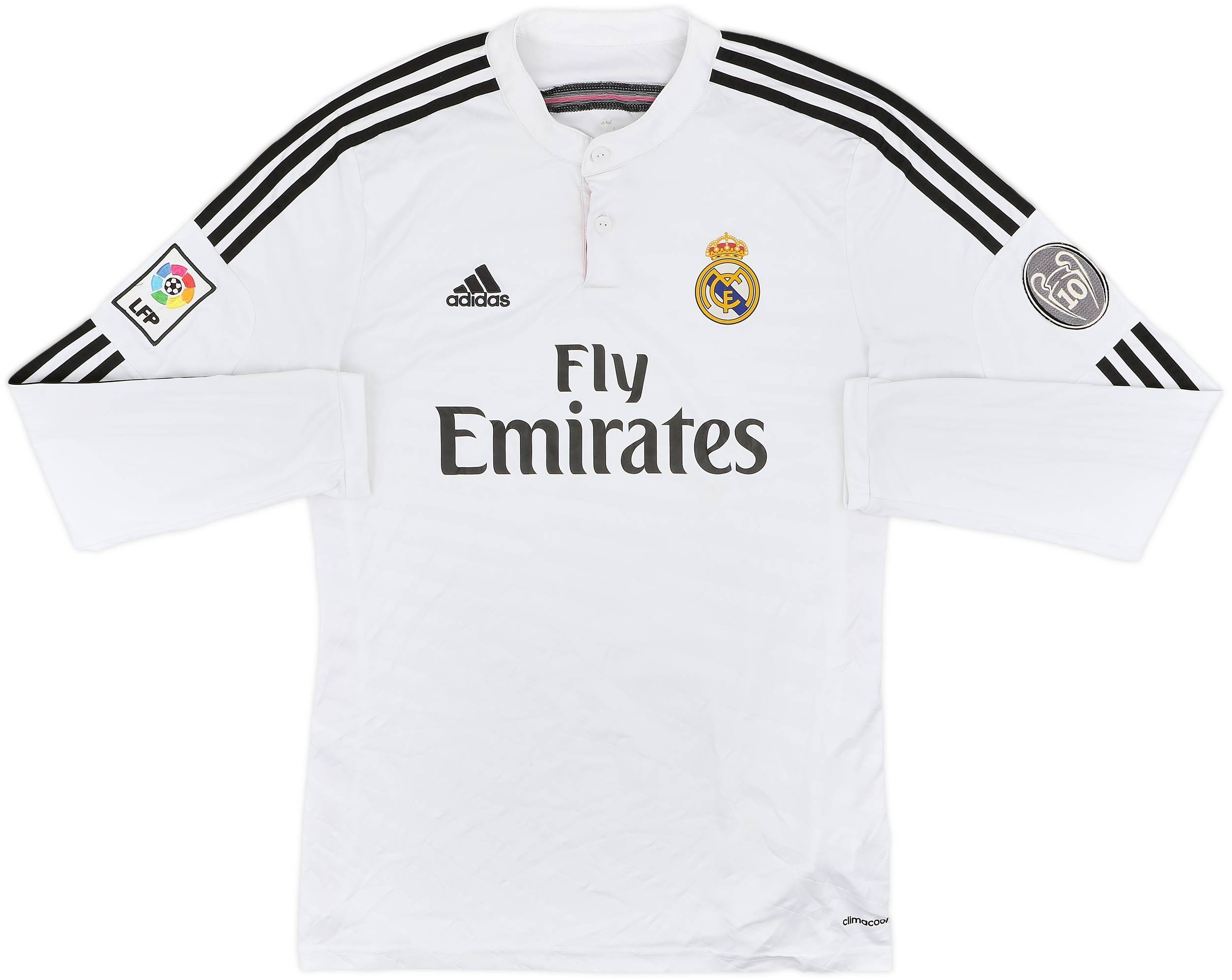 2014-15 RealMadrid Sergio Ramos ユニフォーム 2014-15 Real Madrid Home L/S Shirt Sergio Ramos #4 - 7/10 - (L)