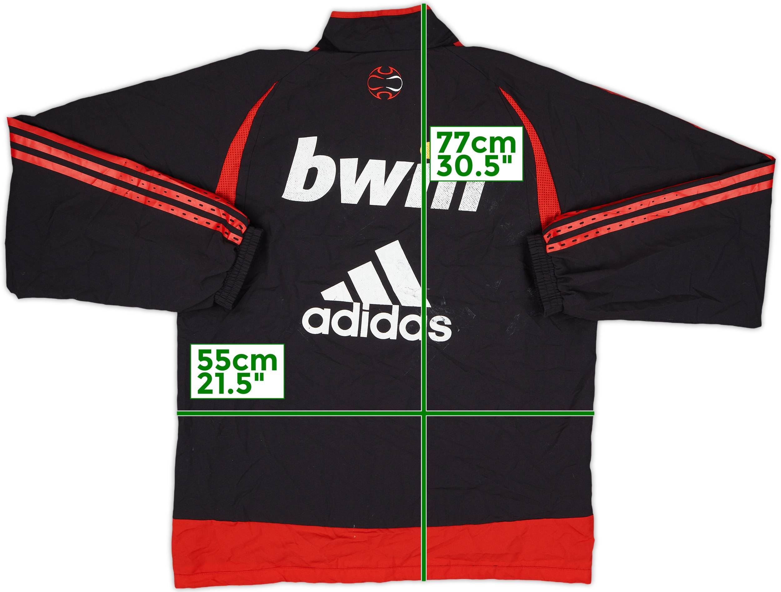 ウェア AC Milan 2006/07 Champion Adidas Jacket 2006-07 AC Milan adidas Track Jacket - 8/10 - (S)