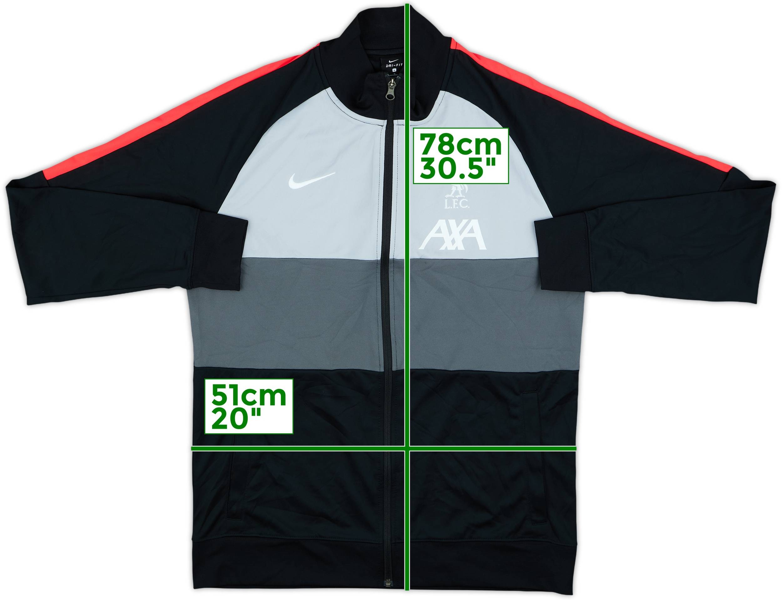 2020-21 Liverpool Nike Track Jacket - 8/10 - (L)