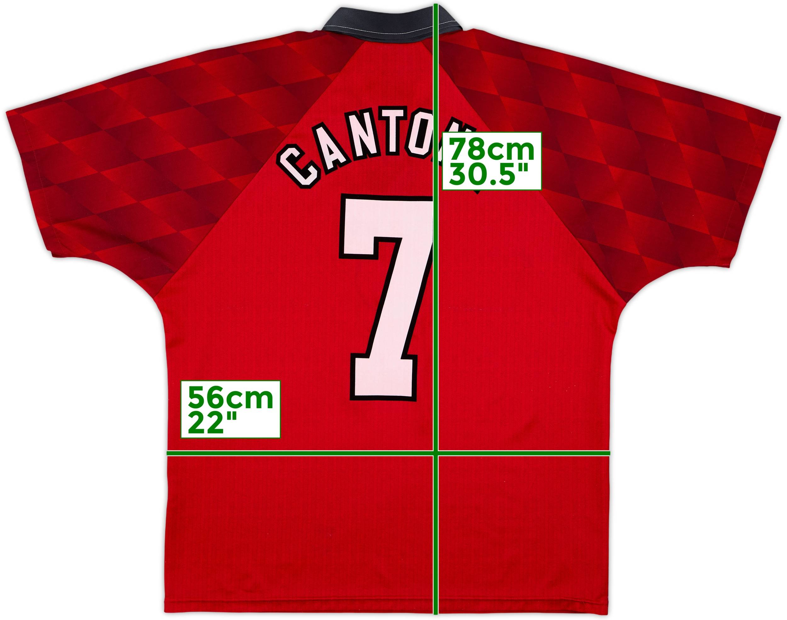 ウェア Umbro Manchester United Cantona 7 L 1996-98 Manchester United Home Shirt Cantona #7 - 7/10 - (L)