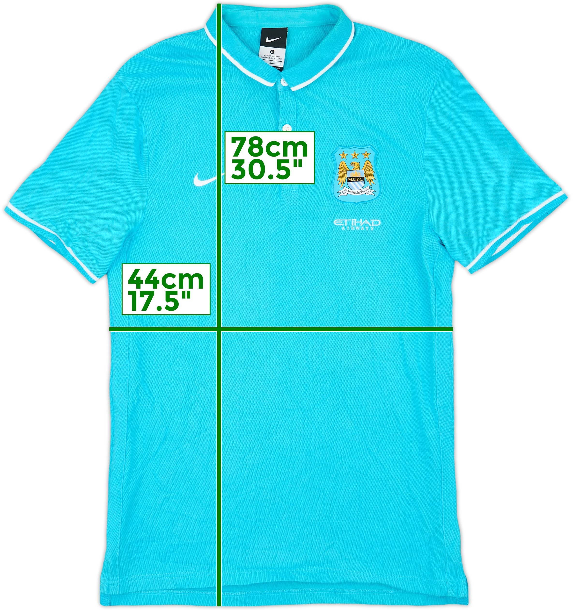 2015-16 Manchester City Nike Polo Shirt - 9/10 - (M)