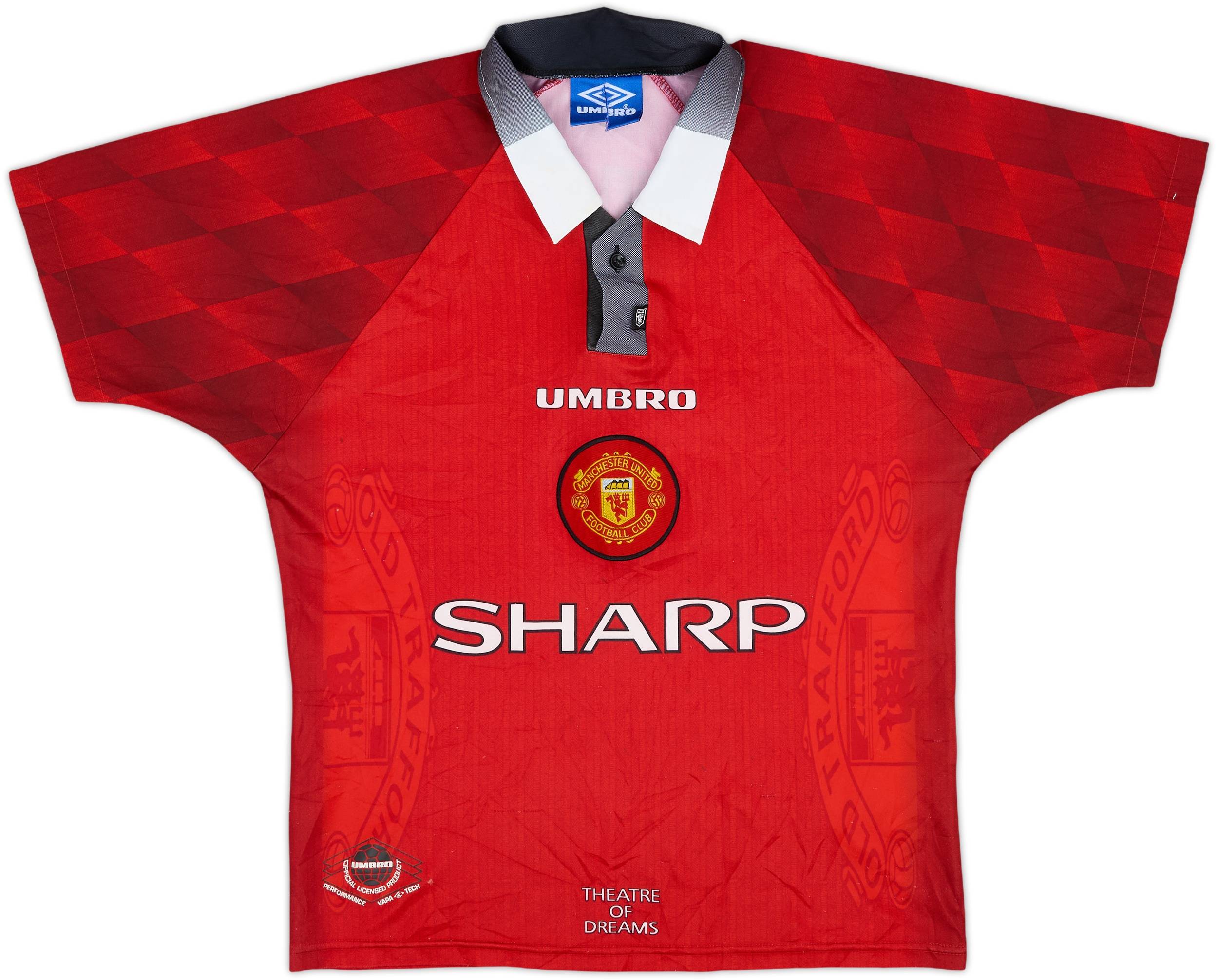 ウェア 1996-98 Manchester United  Shirt Vintage Umbro Manchester United Shirt 1996/98 MAN UTD Home