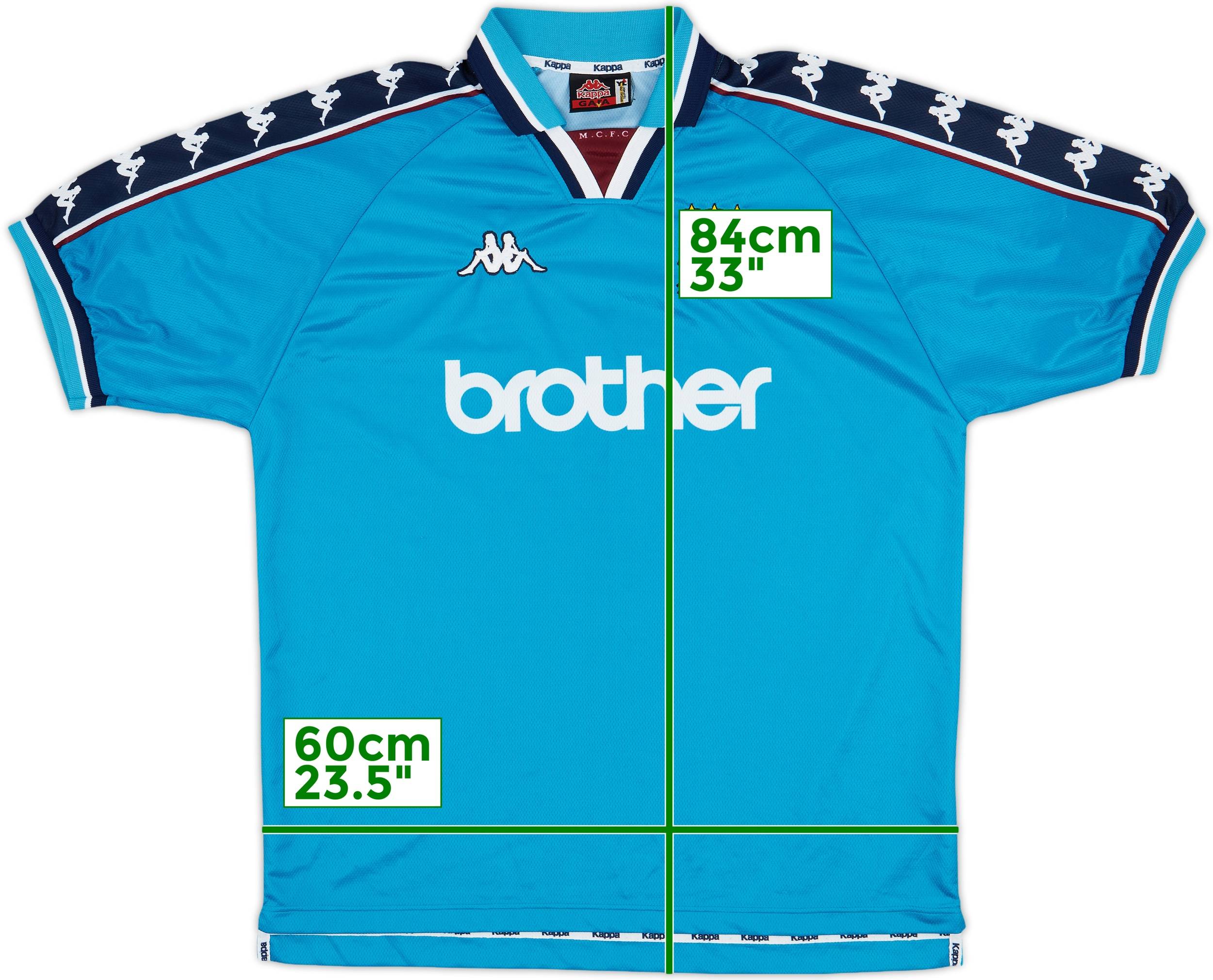 ウェア 1997-99 Manchester City  Shirt 1997-99 Manchester City Home Shirt - 9/10 - (XL.Boys)