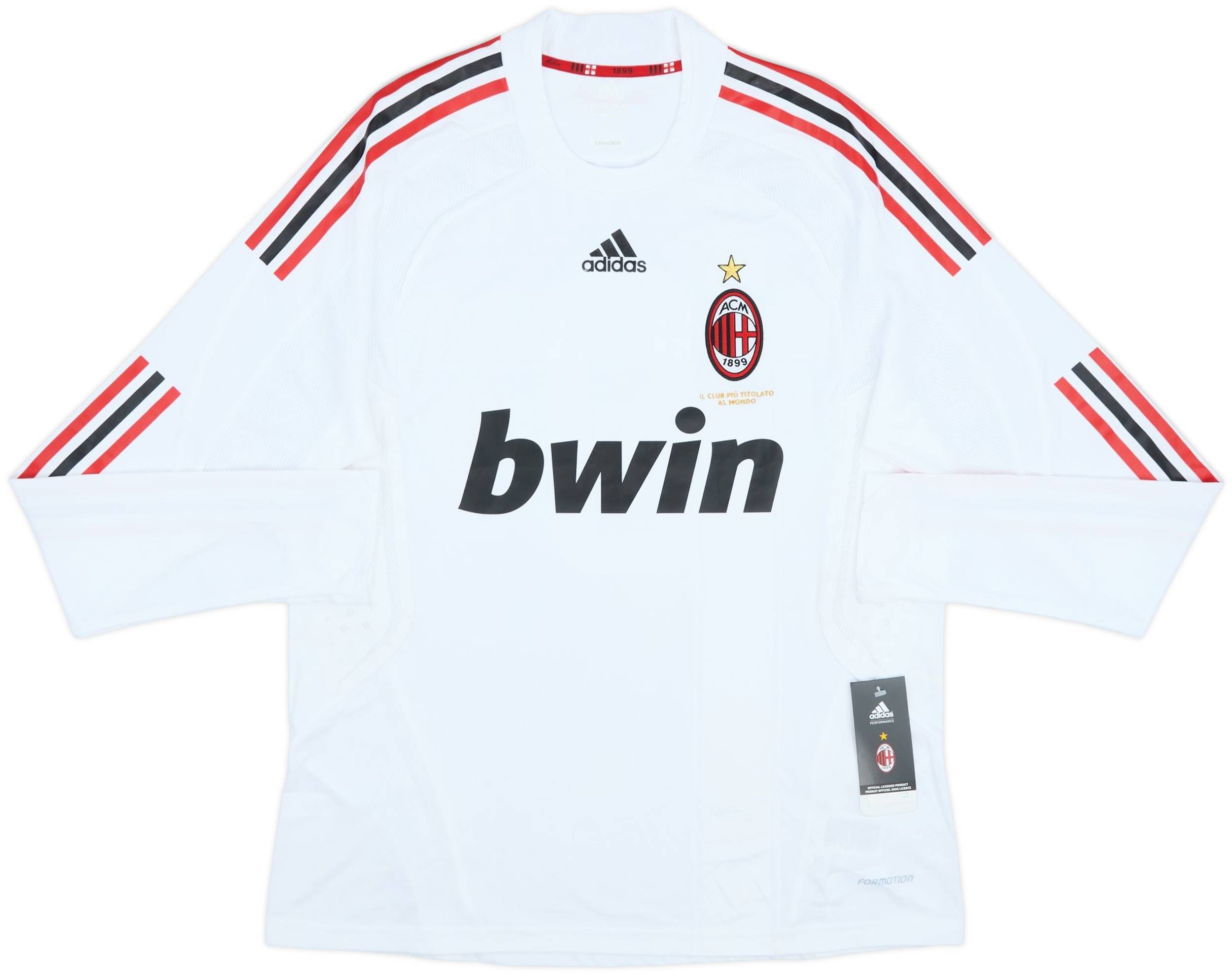 2008-09 AC Milan Player Issue Away L/S Shirt Inzaghi #9 (L)