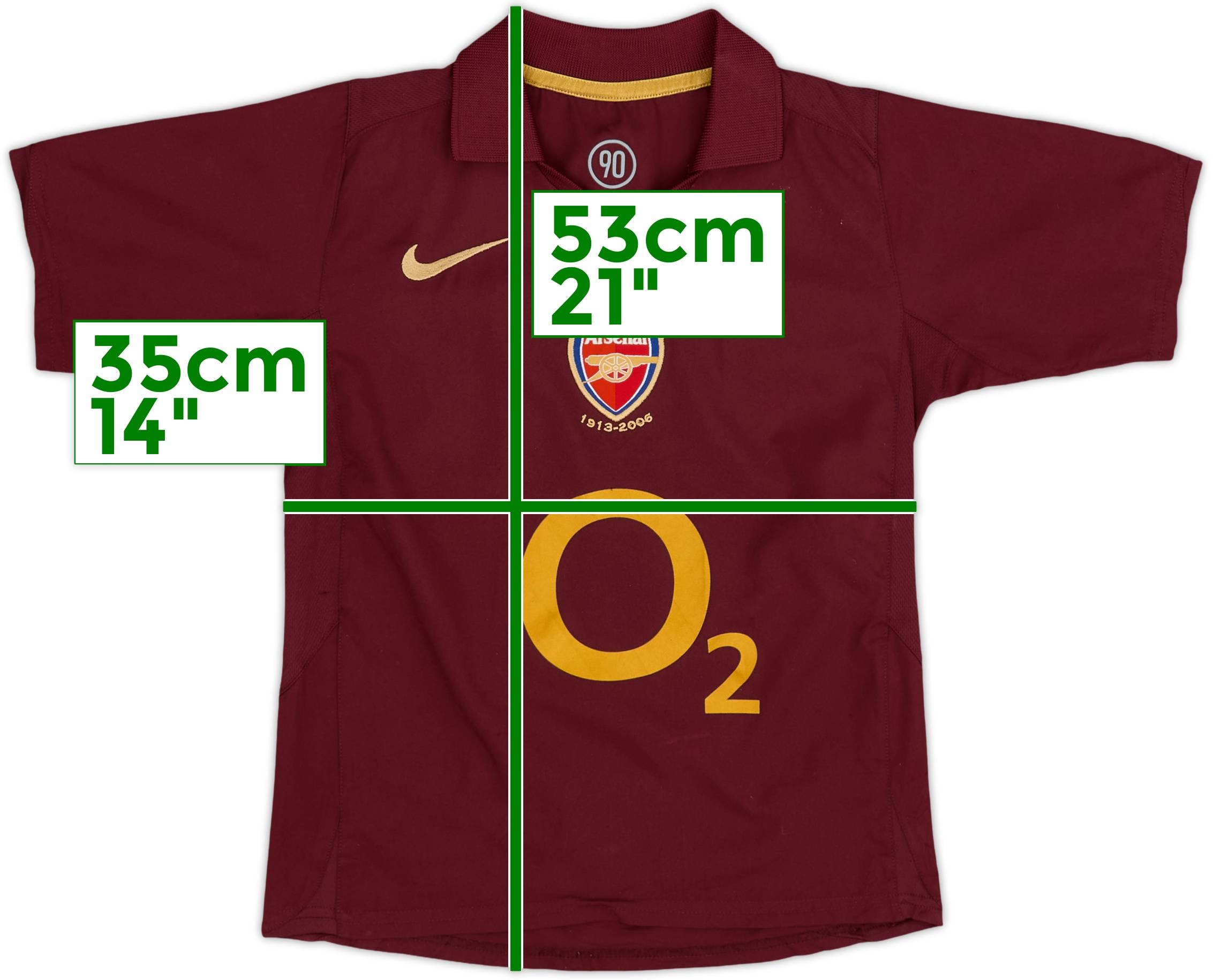 2005-06 Arsenal Home Shirt - 8/10 - (S.Boys)