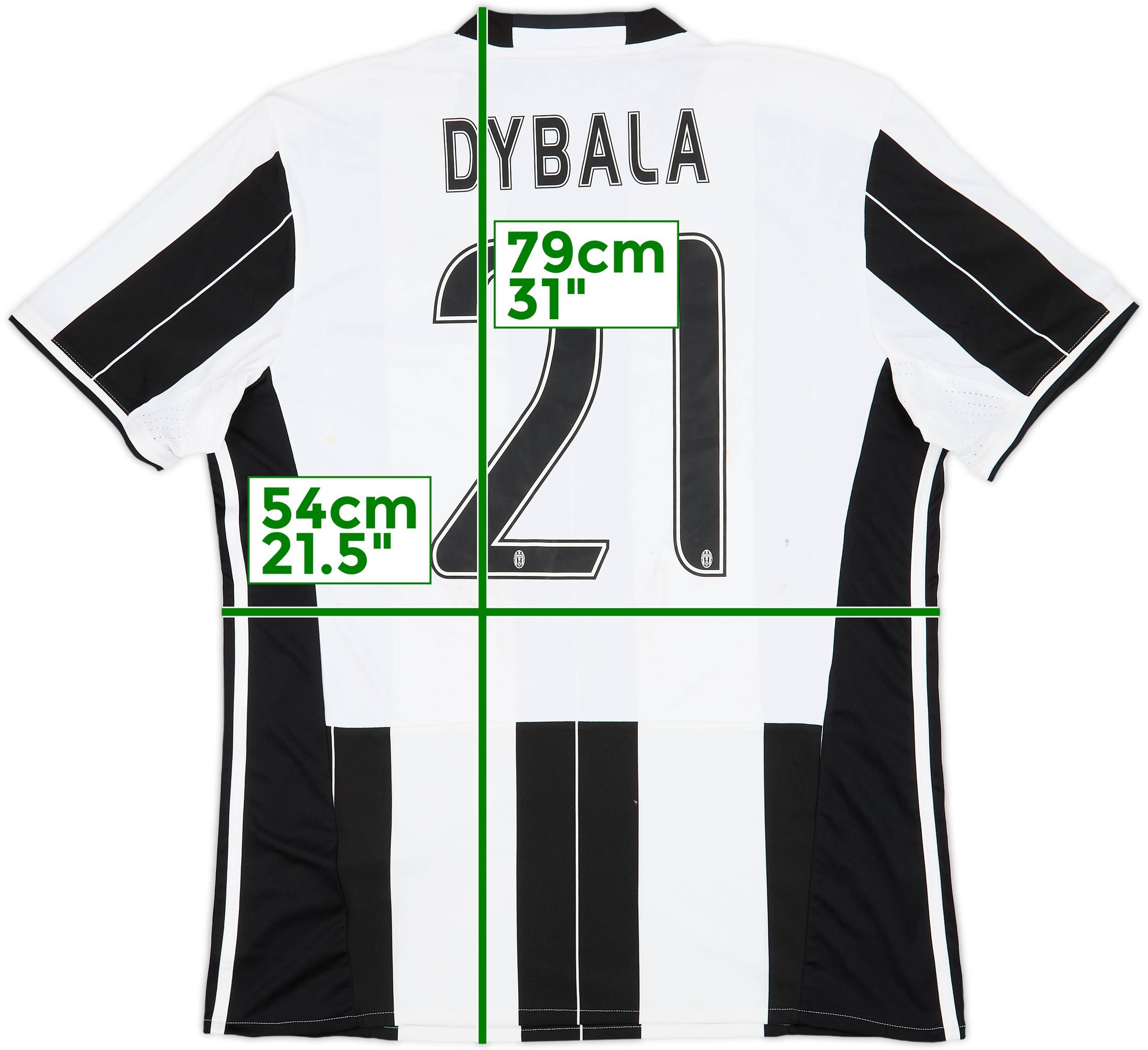 2016-17 Juventus Home Shirt Dybala #21 (L)