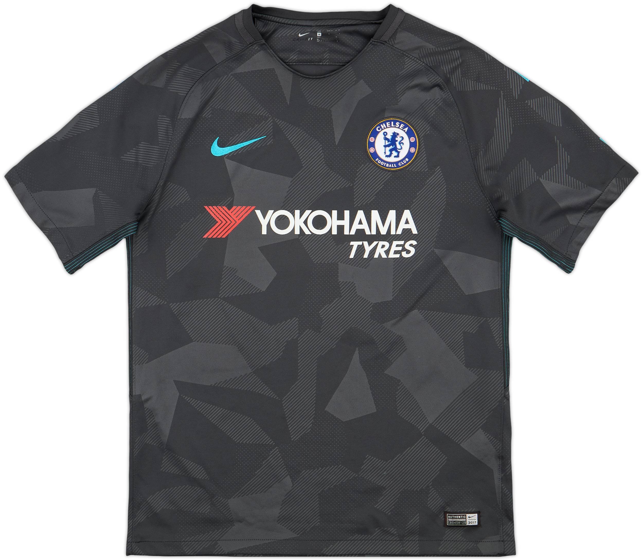 【新品】チェルシー_アザール#10_17/18THIRD_サイズM 2017-18 Chelsea Third Shirt Hazard #10 - 8/10 - (M)