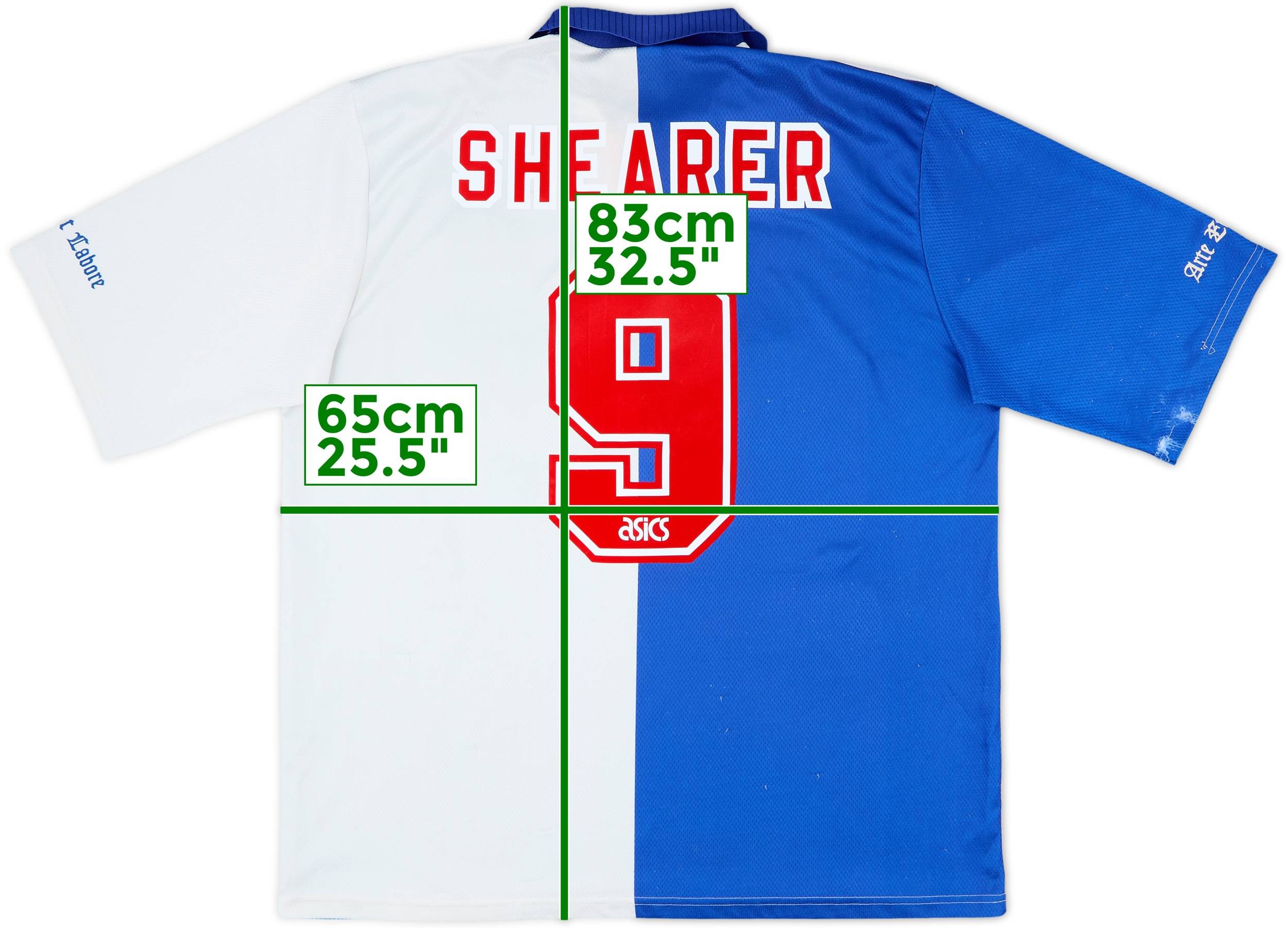 1994-95 Blackburn Home Shirt Shearer #9 - 6/10 - (XXL)