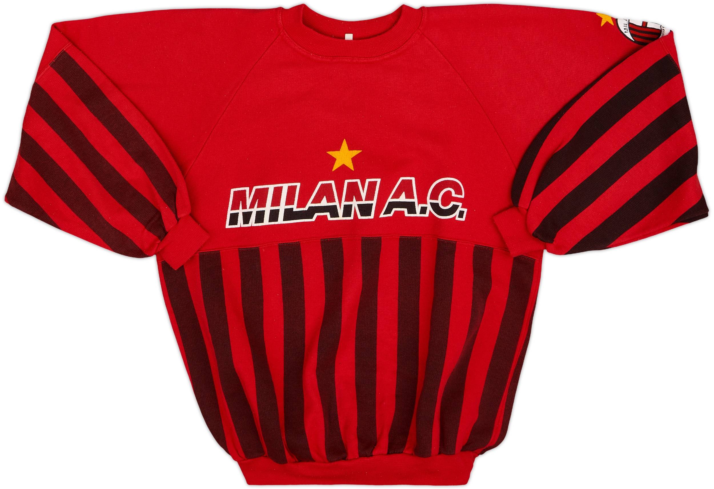 1990-91 AC Milan Le Felpe Dei Grandi Sweat Top - 8/10 - (S)