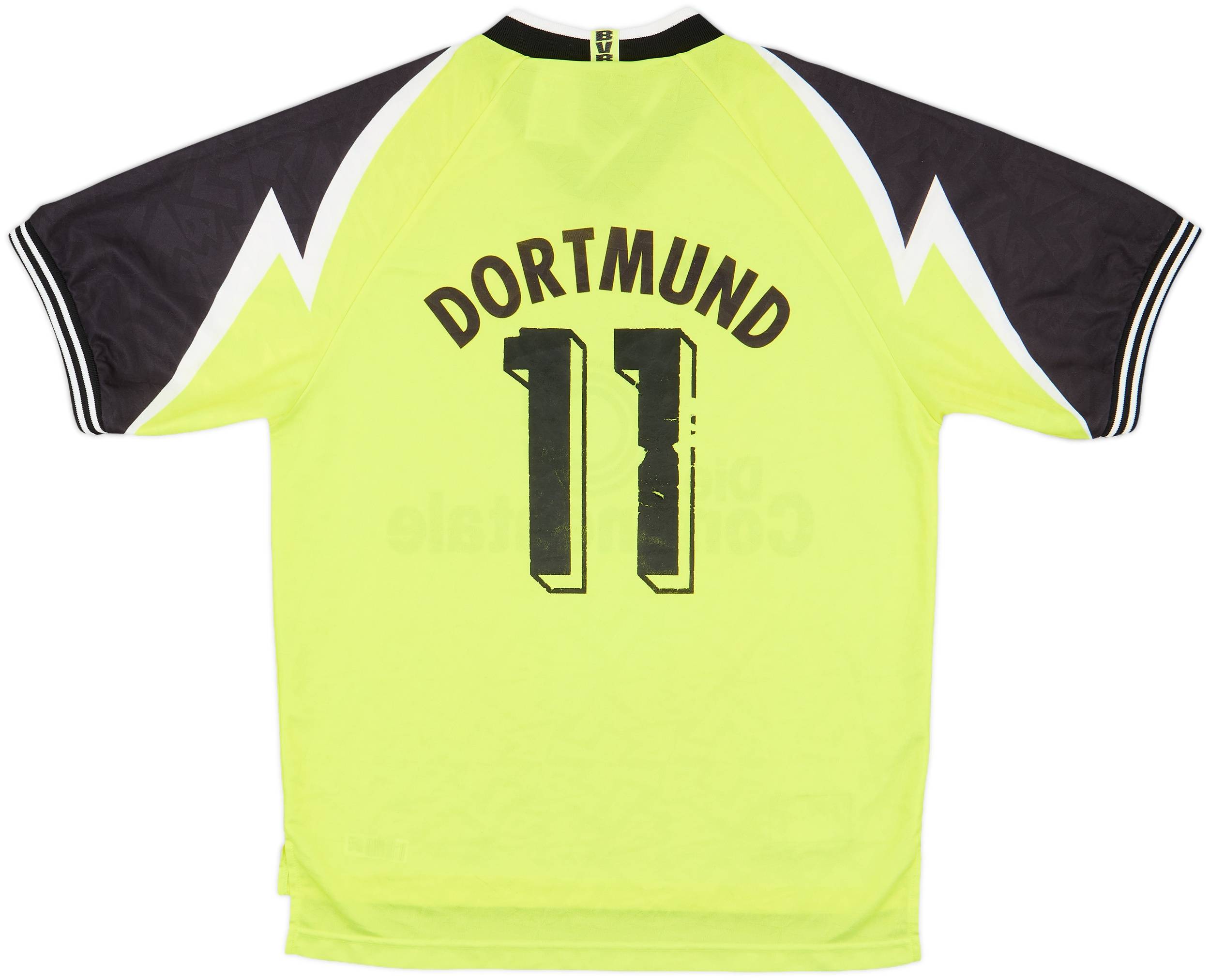 NIKE Borussia Dortmund 1995/96 サッカーシャツ 1995-96 Borussia Dortmund Home L/S Shirt Moller #10 (M)