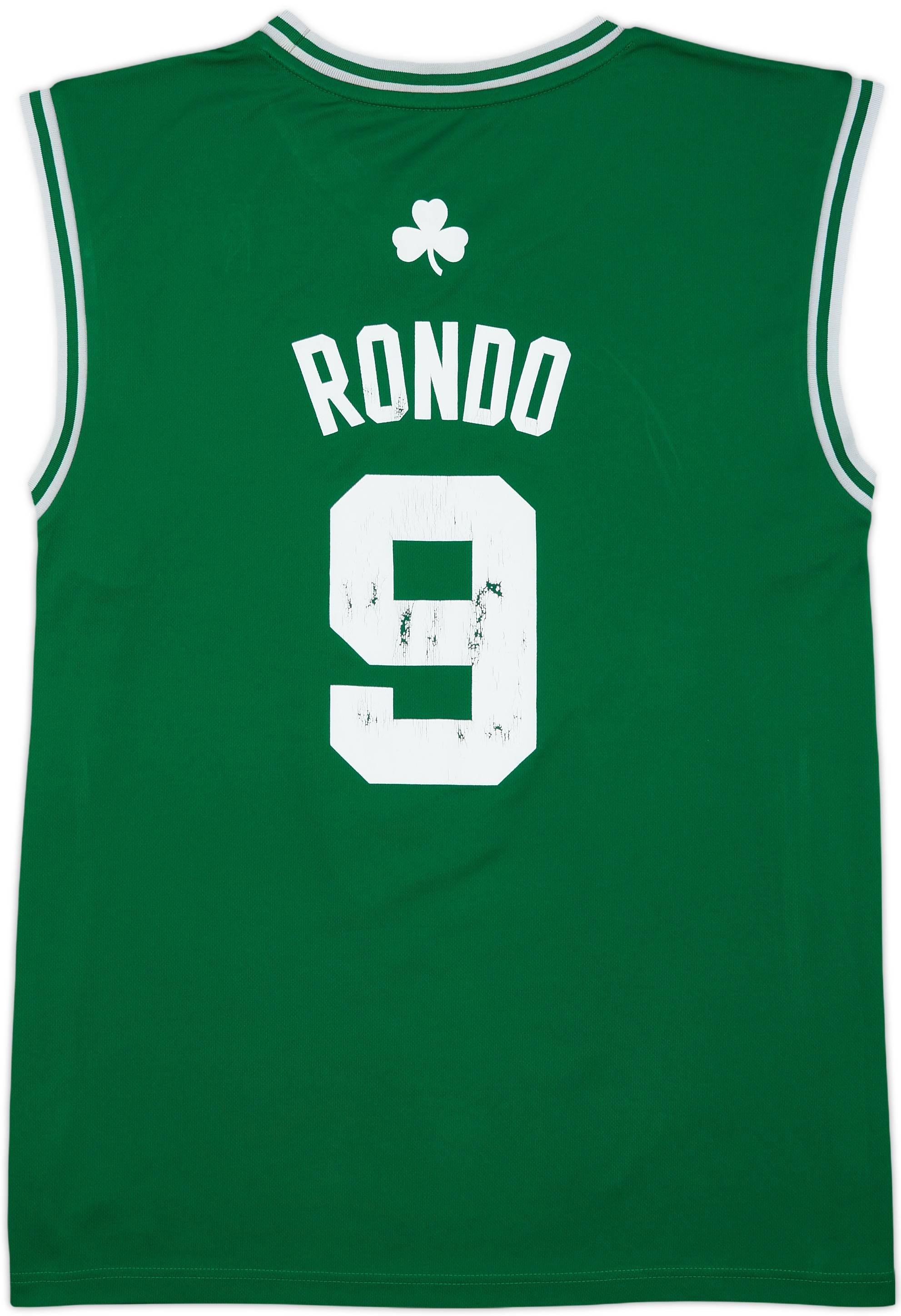 2010-14 Boston Celtics Rondo #9 adidas Away Jersey - 3/10 - (XL)
