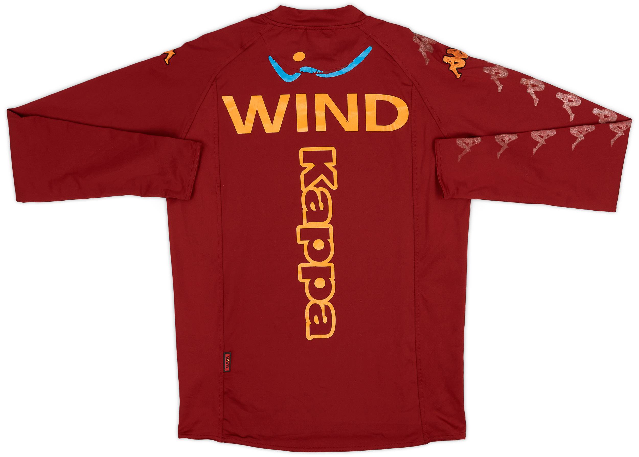 2008-09 Roma Kappa Training L/S Shirt - 6/10 - (XS)