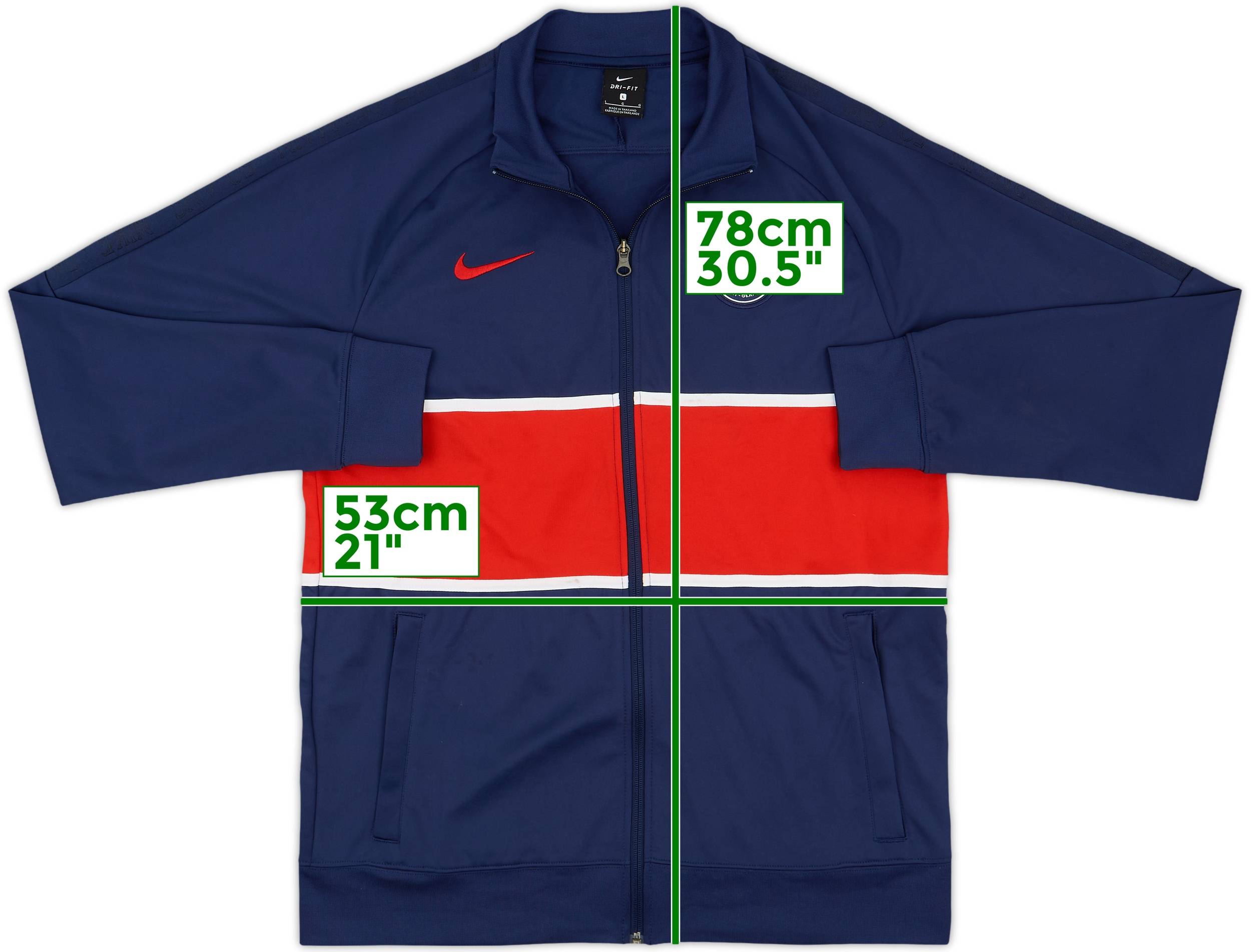 【 NIKE 】PARIS SAINT-GERMAIN ジャージ L Nike Men's Paris Saint Germain PSG L/S Soccer Drill Training