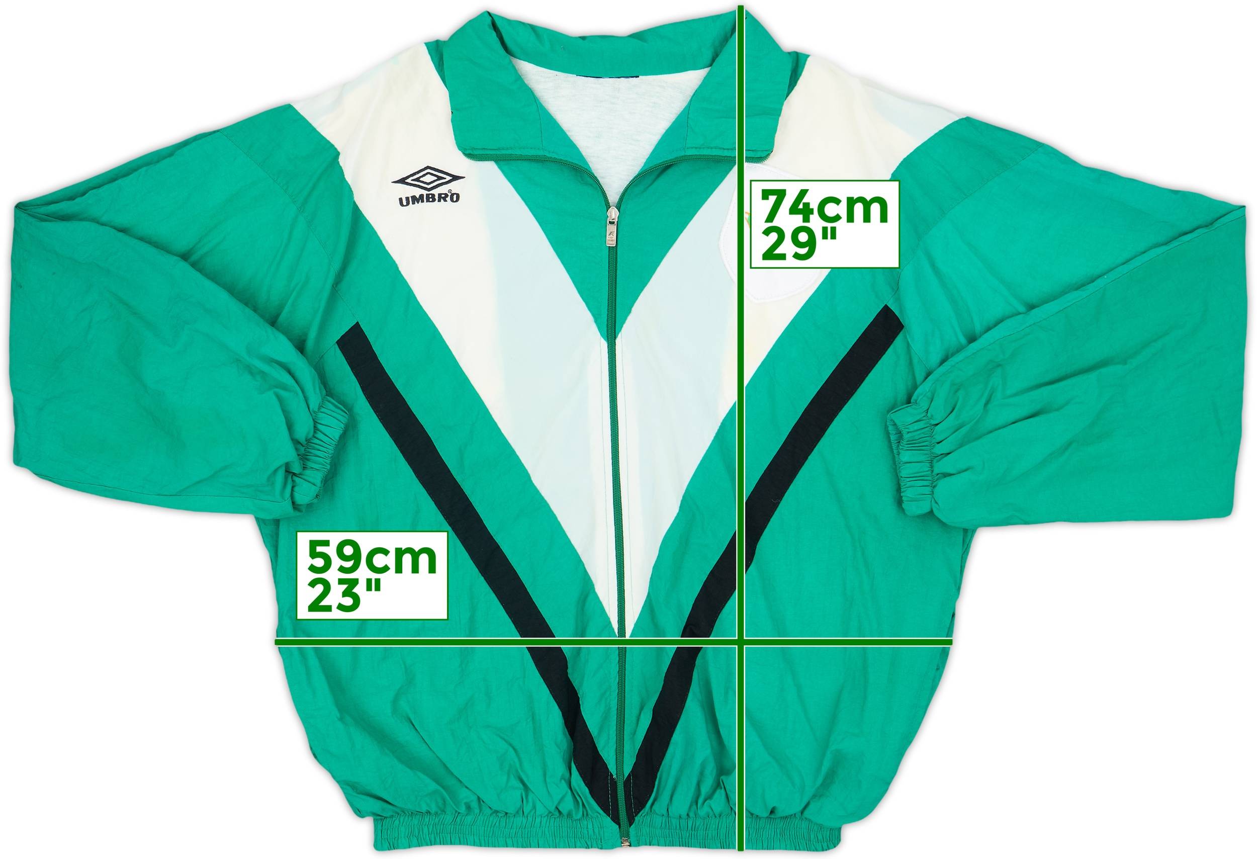 1994-95 Real Betis Umbro Track Jacket - 7/10 - (XXL)