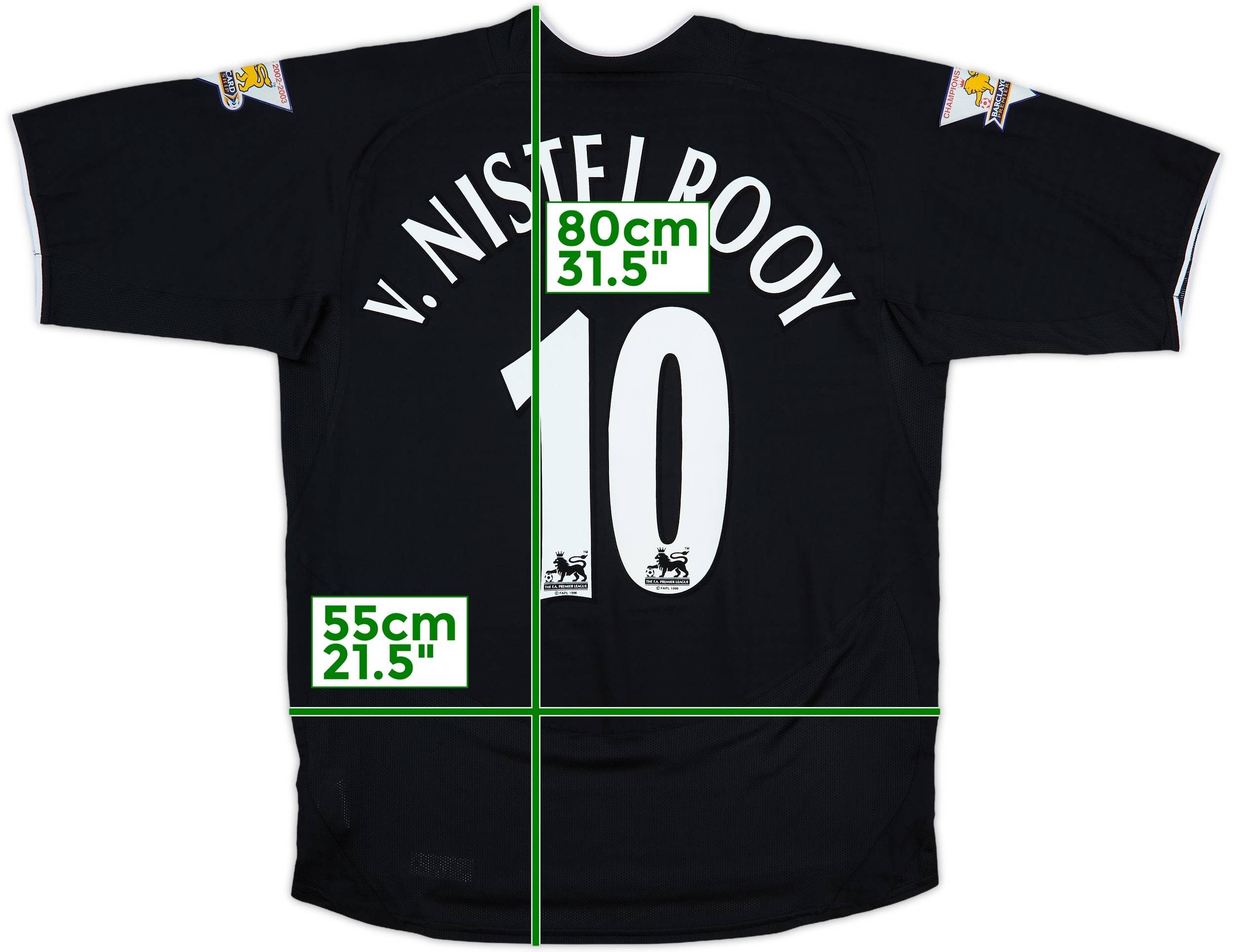 2003-05 Manchester United Away Shirt V.Nistelrooy #10 - 7/10 - (L)