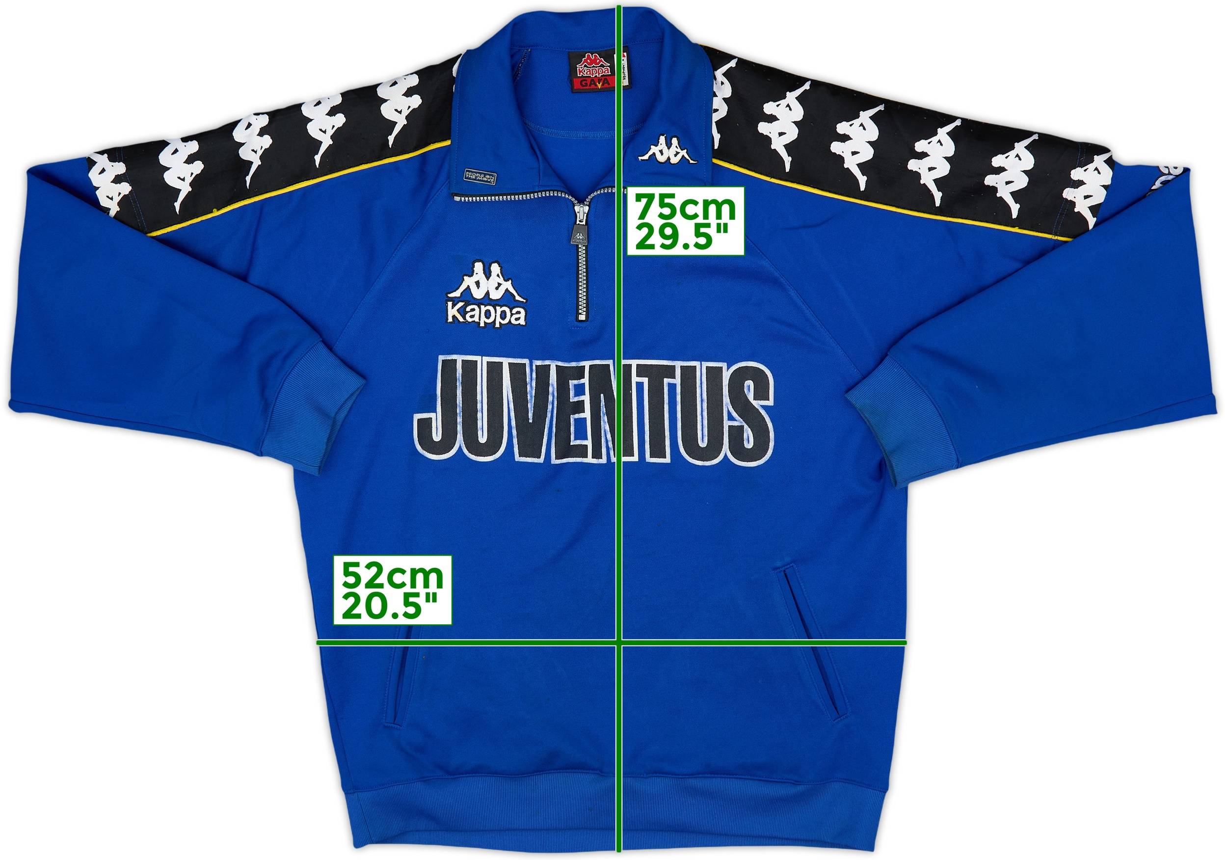 1997-98 Juventus Kappa 1/4 Zip Track Jacket - 7/10 - (L)