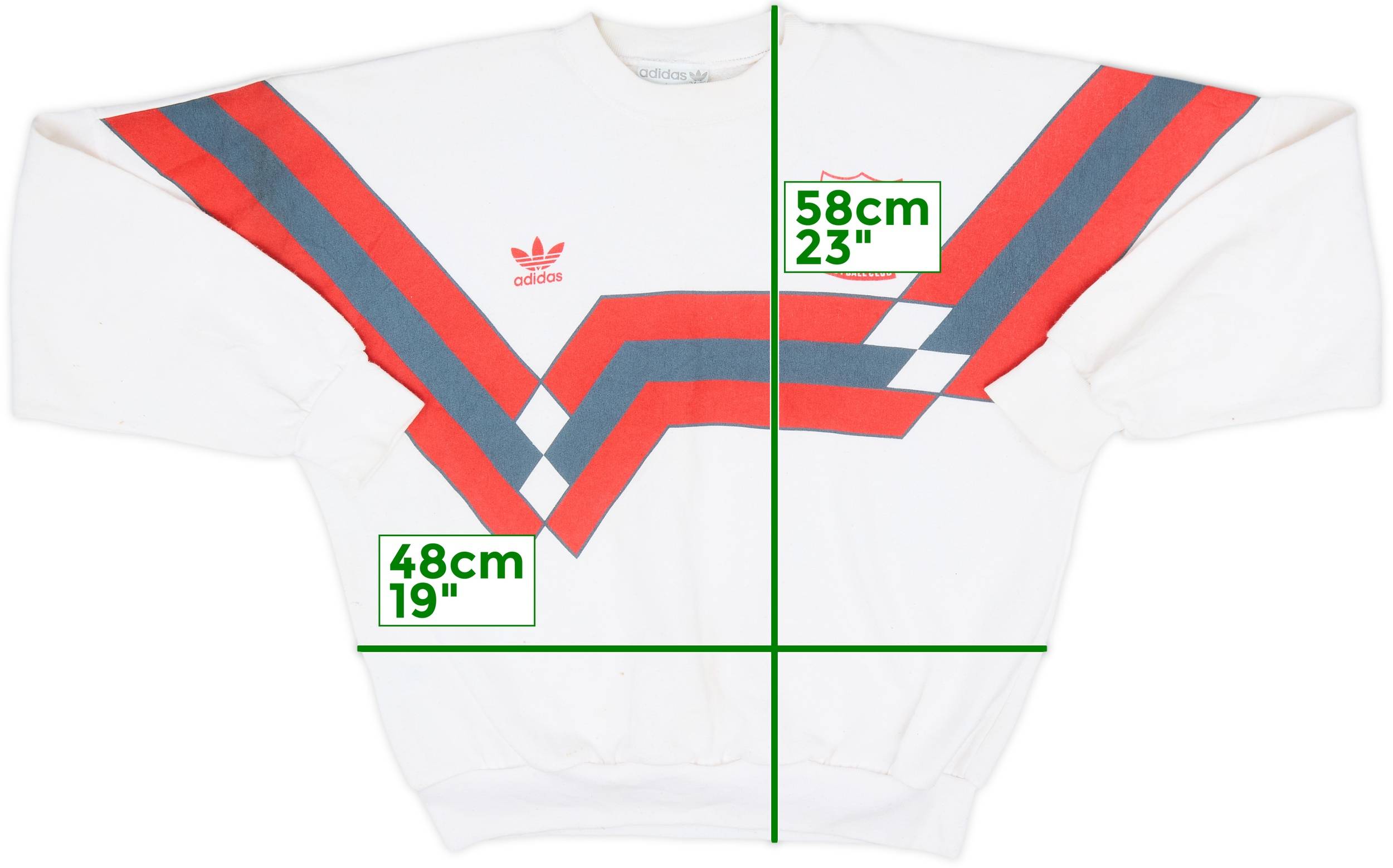1989-90 Liverpool adidas Sweat Top 9/10 (S)