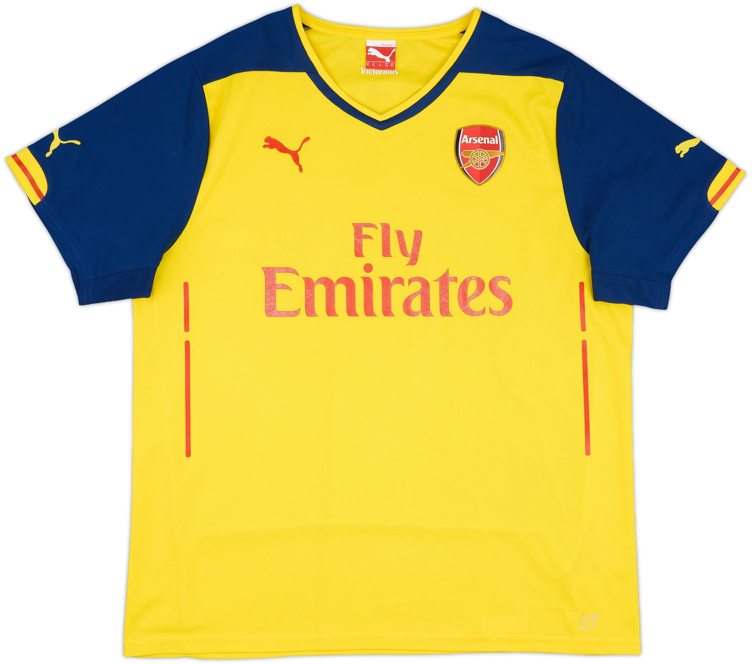 2014-15 Arsenal Away Shirt Alexis #17 - 6/10 - (XL)