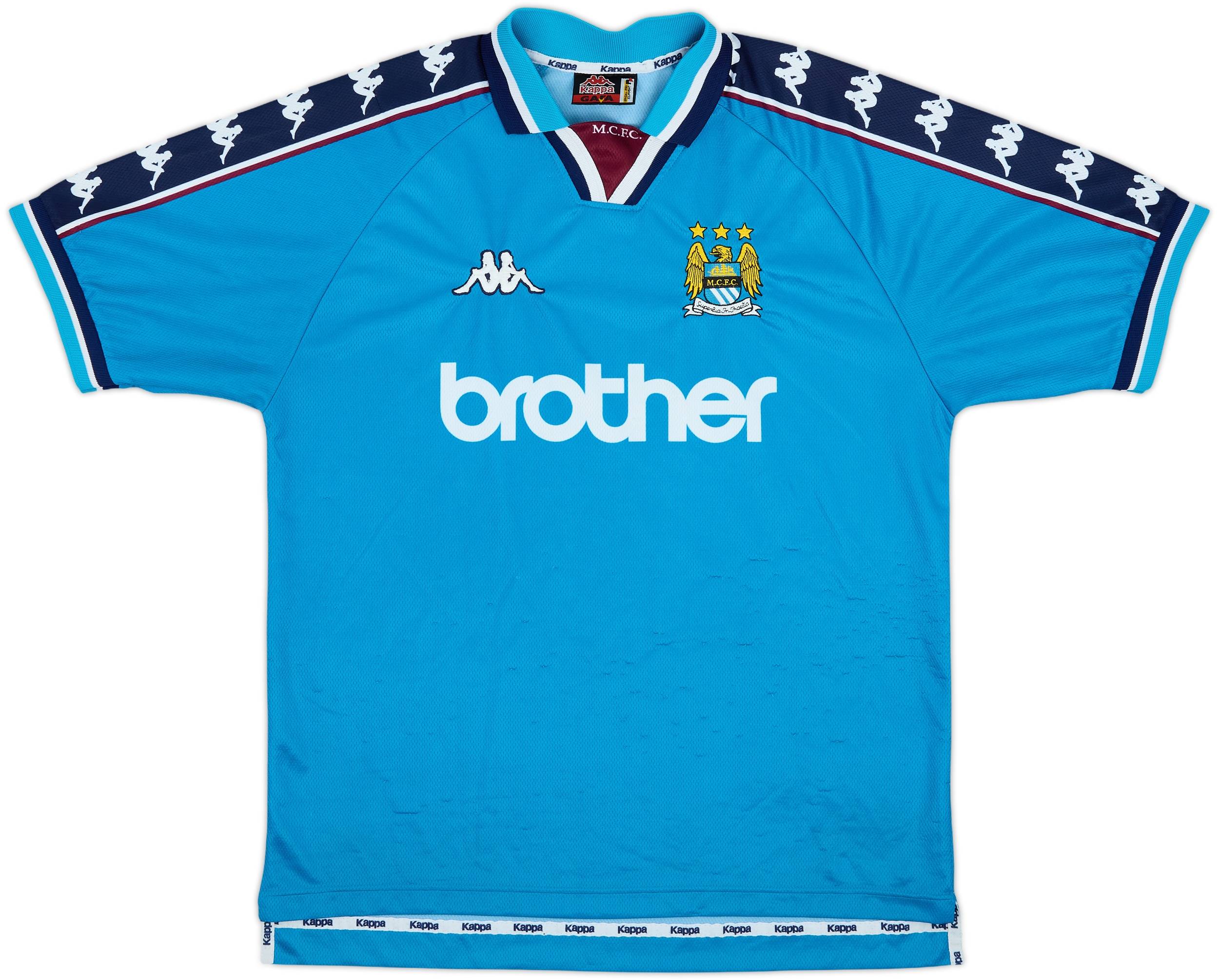 1997-99 Manchester City Home Shirt - 6/10 - (L)