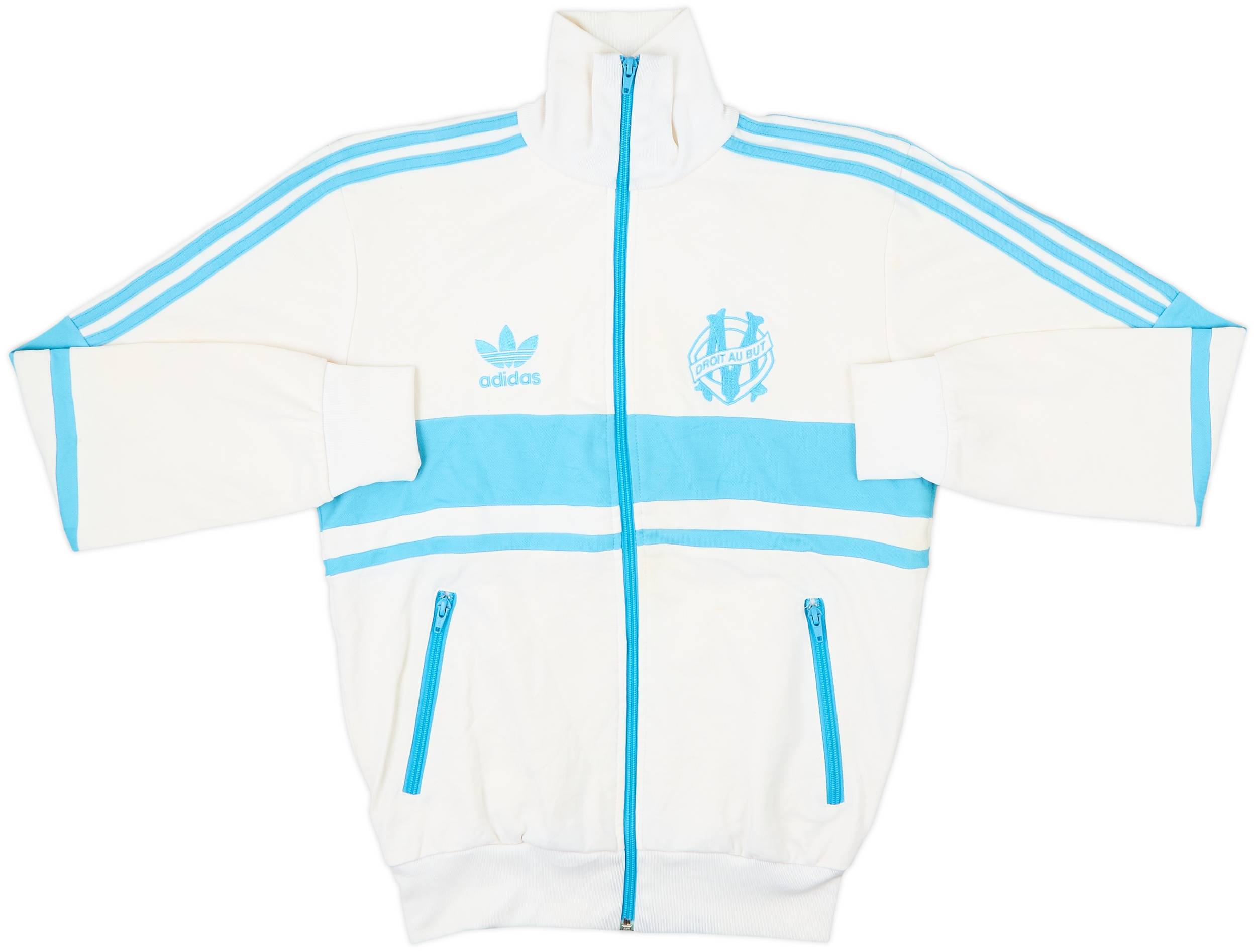 2008-09 Olympique Marseille adidas Track Jacket - 7/10 - (S)