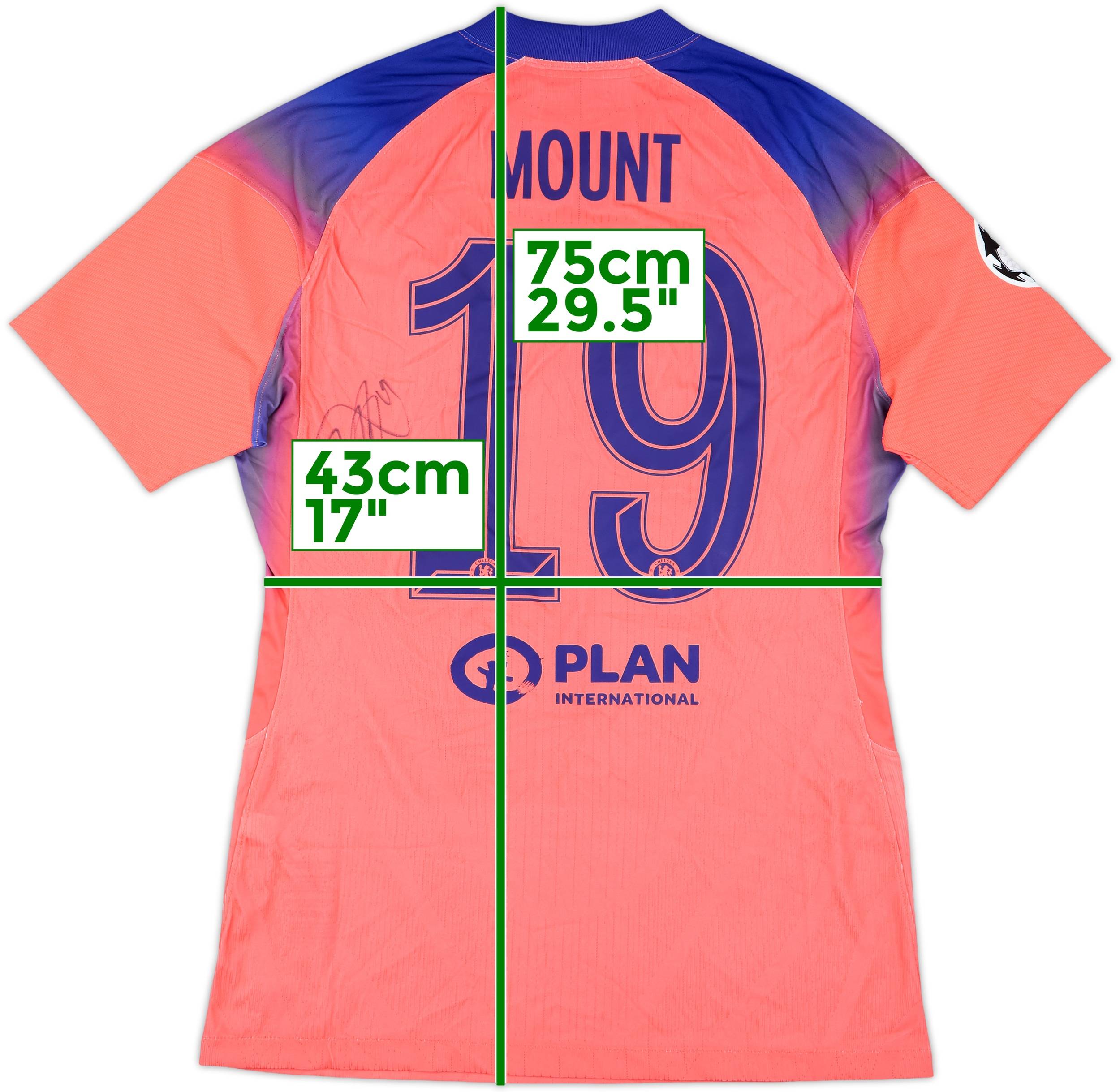 2020-21 Chelsea Player Issue Signed Champions League Third Shirt