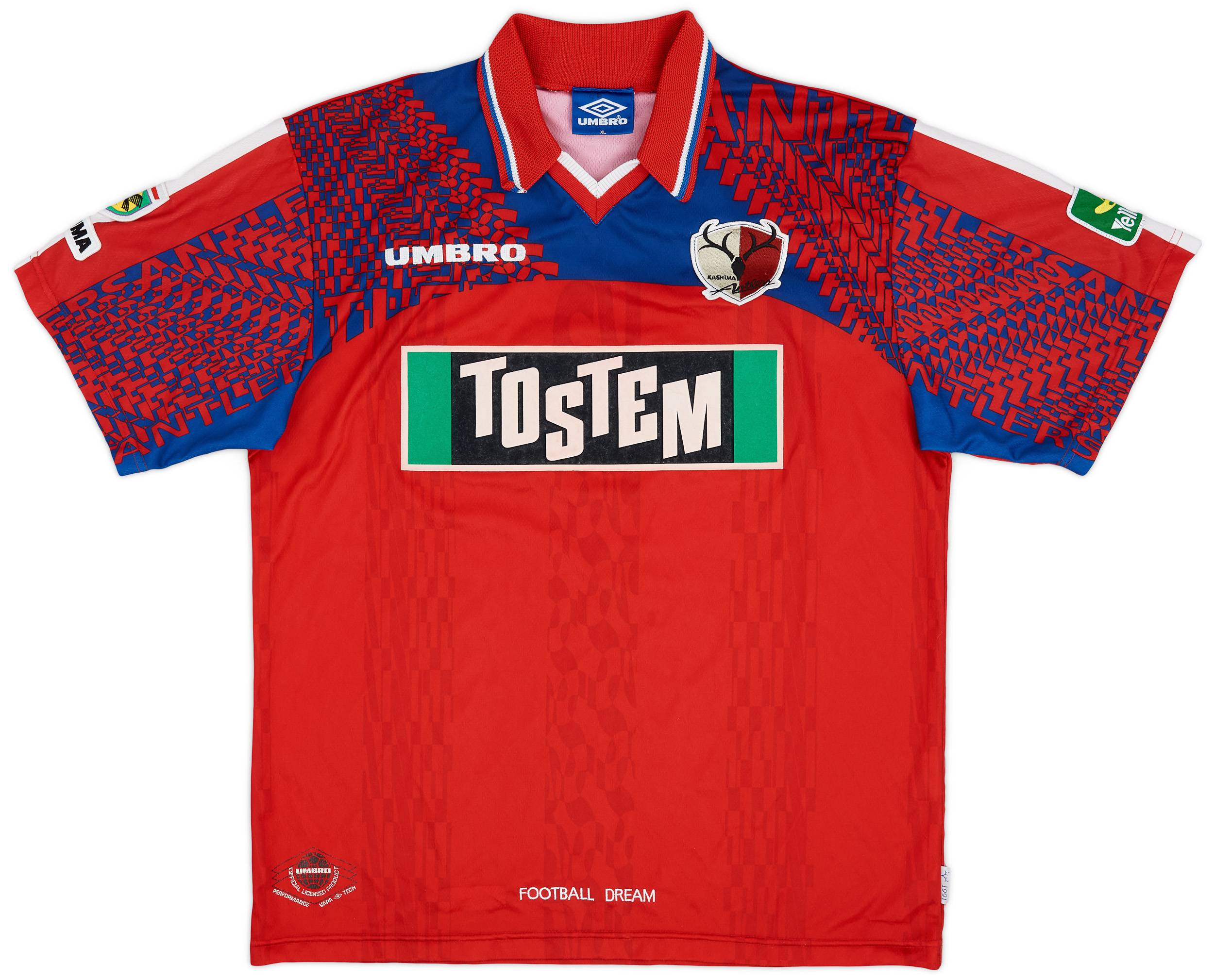 1997 Kashima Antlers Home Shirt - 8/10 - (L)