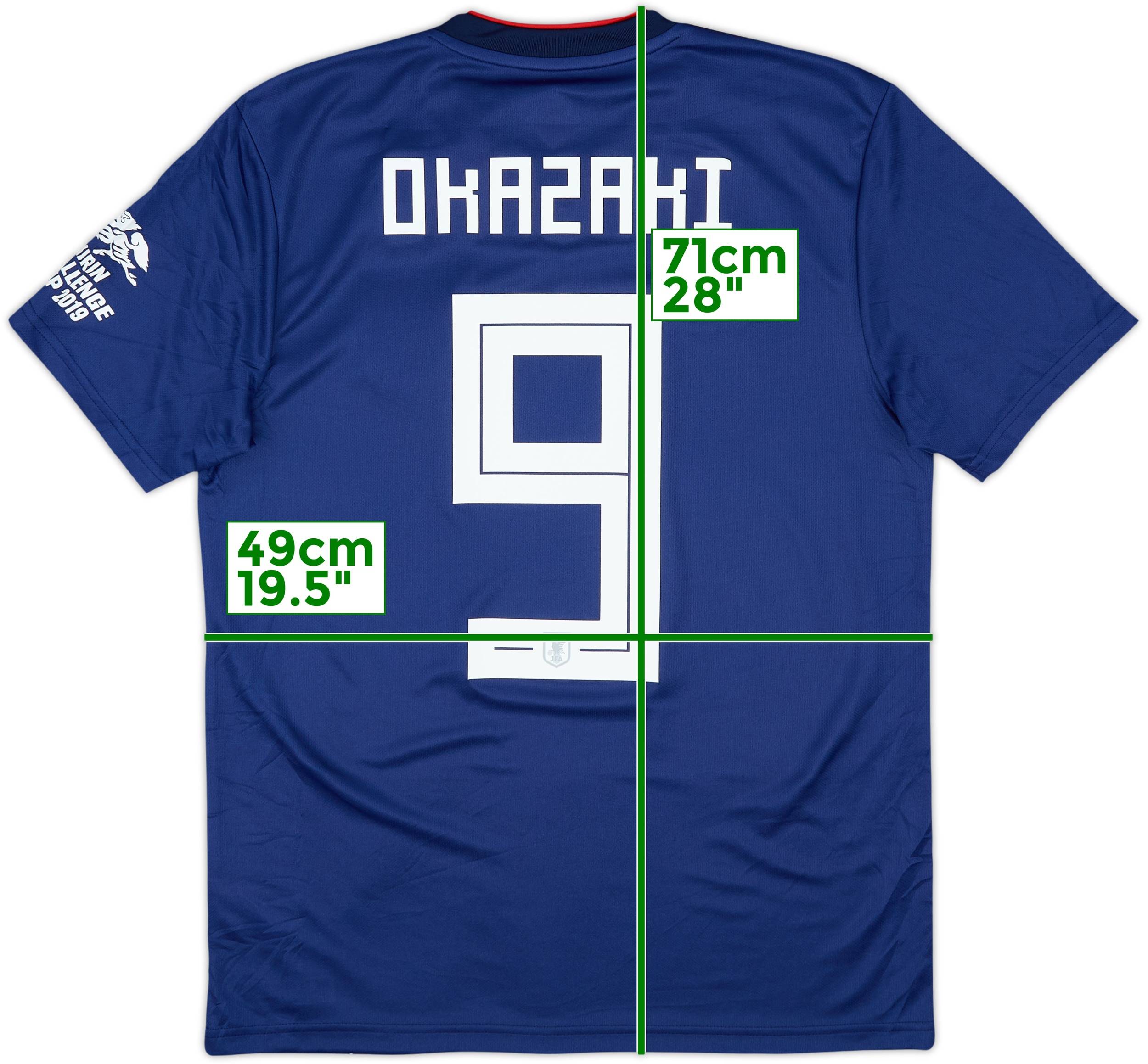 2018-19 Japan Home Shirt Okazaki #9 (M)