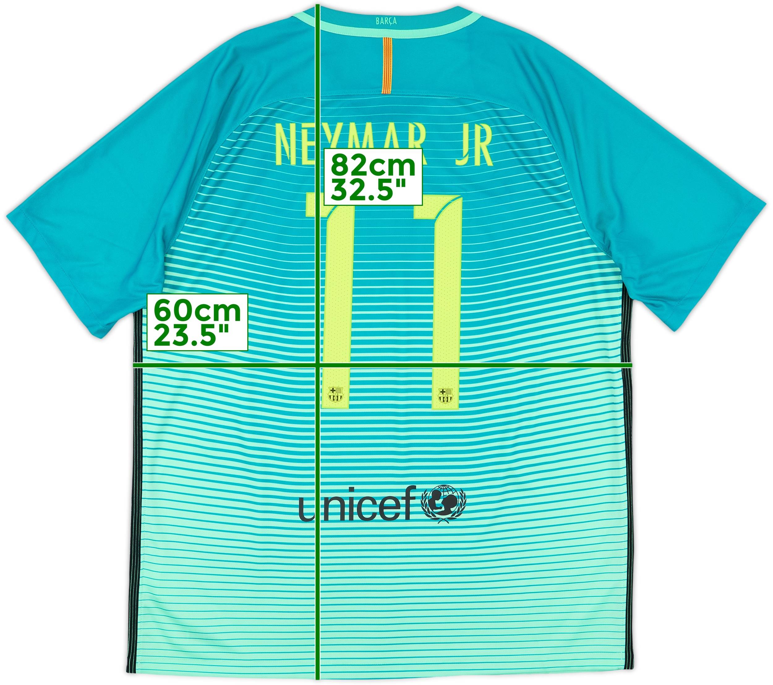 2016-17 Barcelona Third Shirt Neymar Jr #11 - 10/10 - (XL)