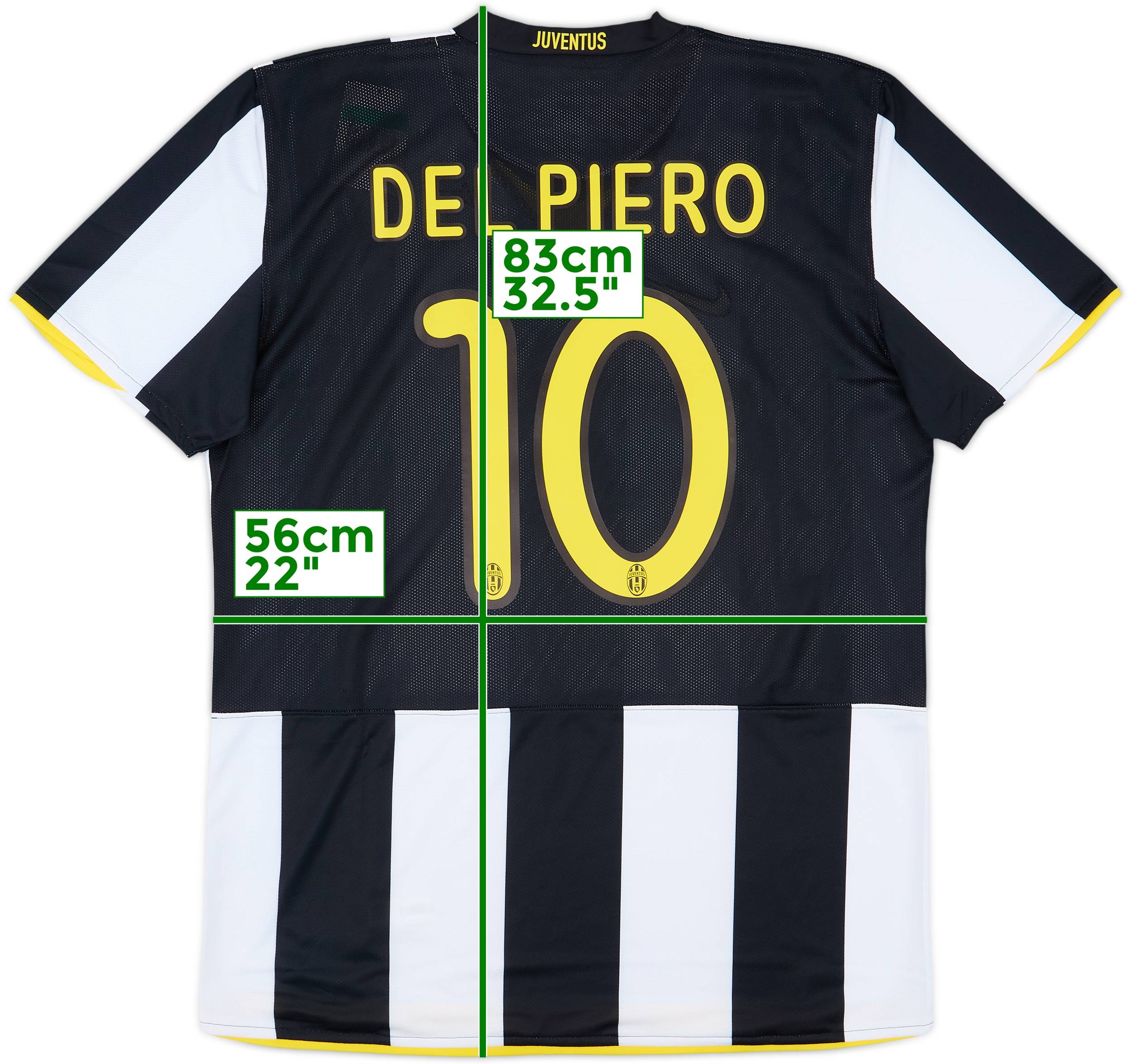 2008-09 Juventus Player Issue Home Shirt Del Piero #10 (XL)