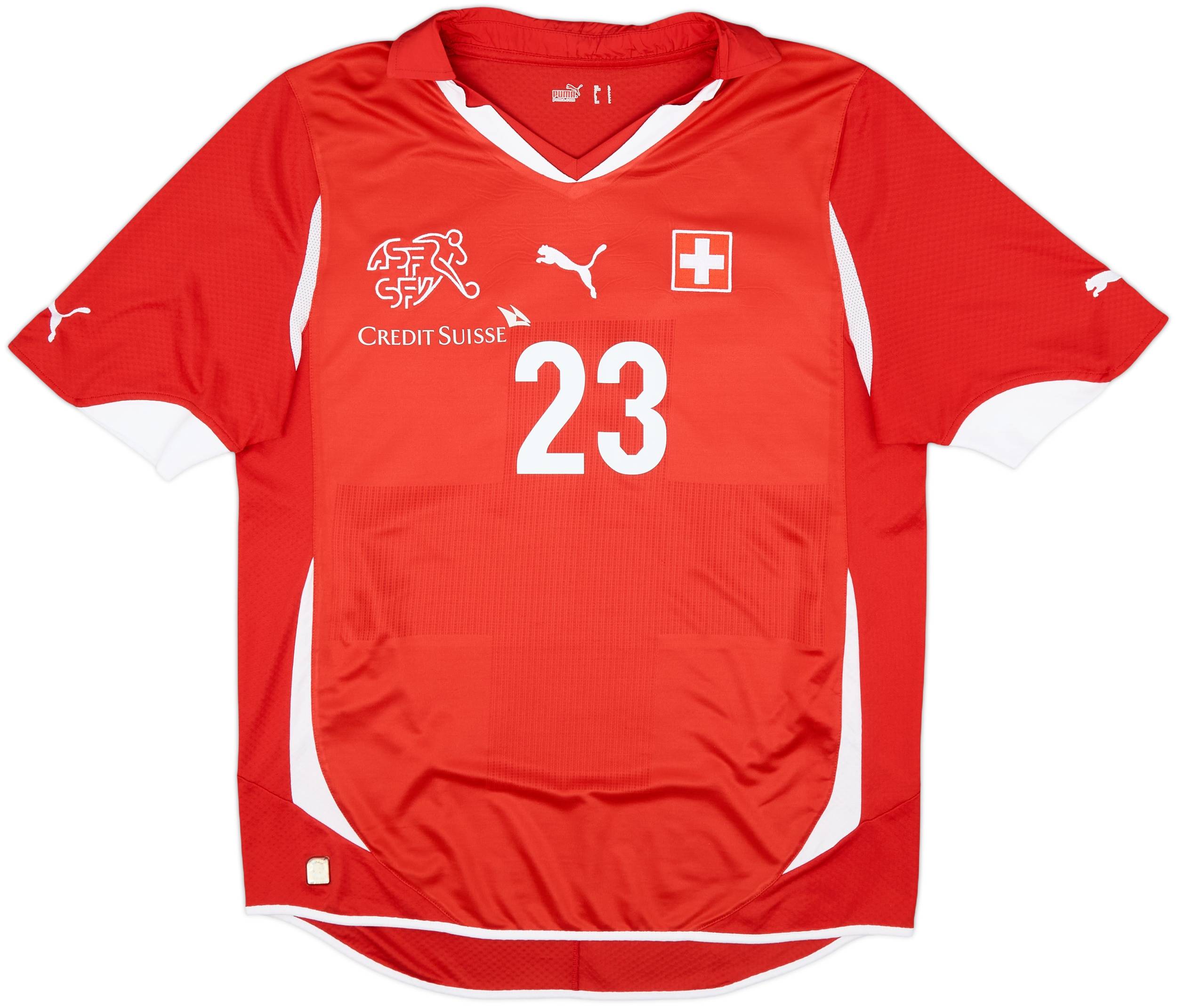 2010-11 Switzerland Home Shirt Shaqiri #23 - 8/10 - (L)