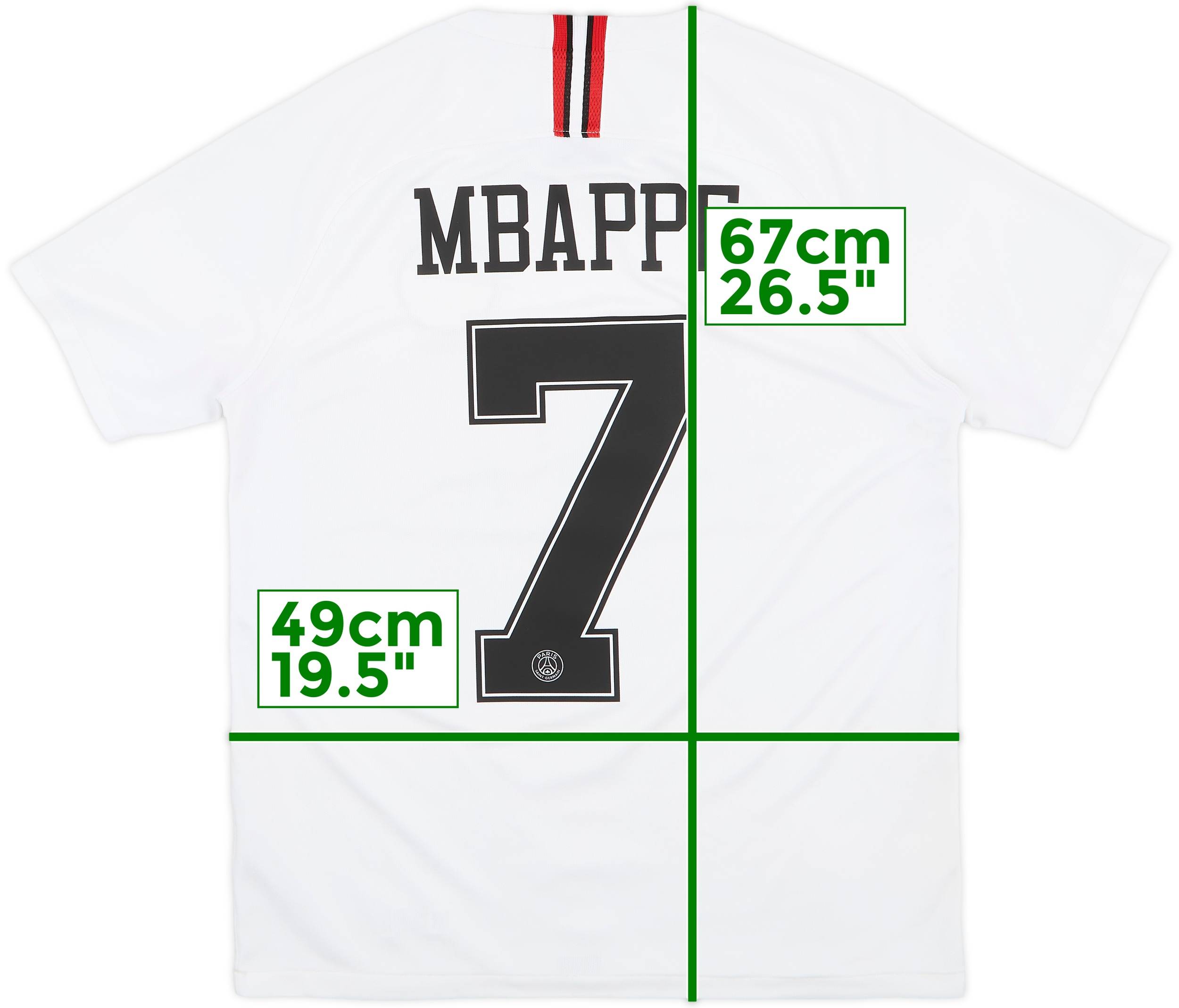 Paris Saint-Germain MBAPPÉ 7 シャツ 070725588654-