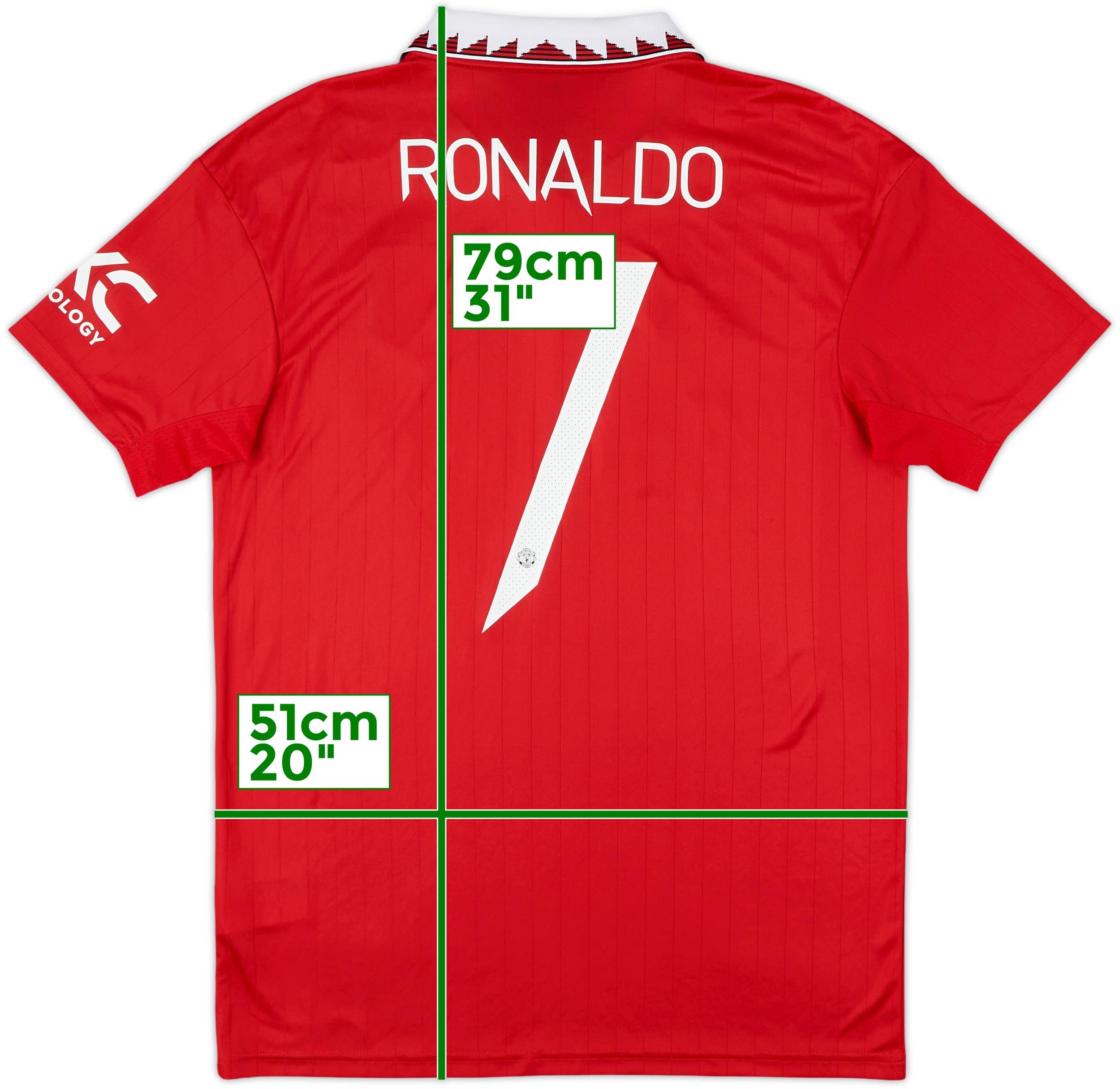 2022-23 Manchester United Home Shirt Ronaldo #7 - 6/10 - (M)